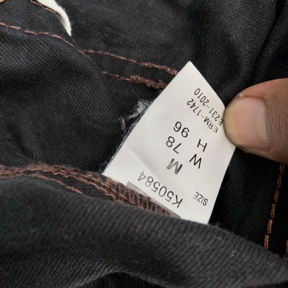 Edwin × Japanese Brand Bikers Pants Bondage Edwin Khaki 505 Travis Scott Style Size US 32 / EU 48 - 6 Thumbnail