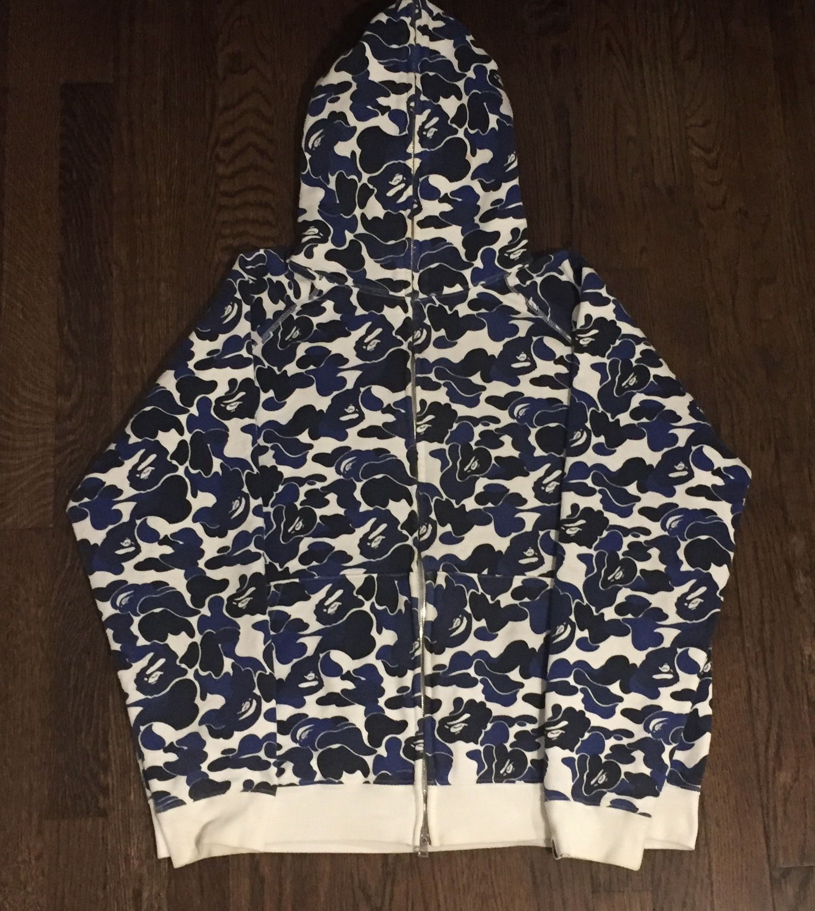 Bape Bape full zip camo hoodie sweatshirt Size US L / EU 52-54 / 3 - 1 Thumbnail