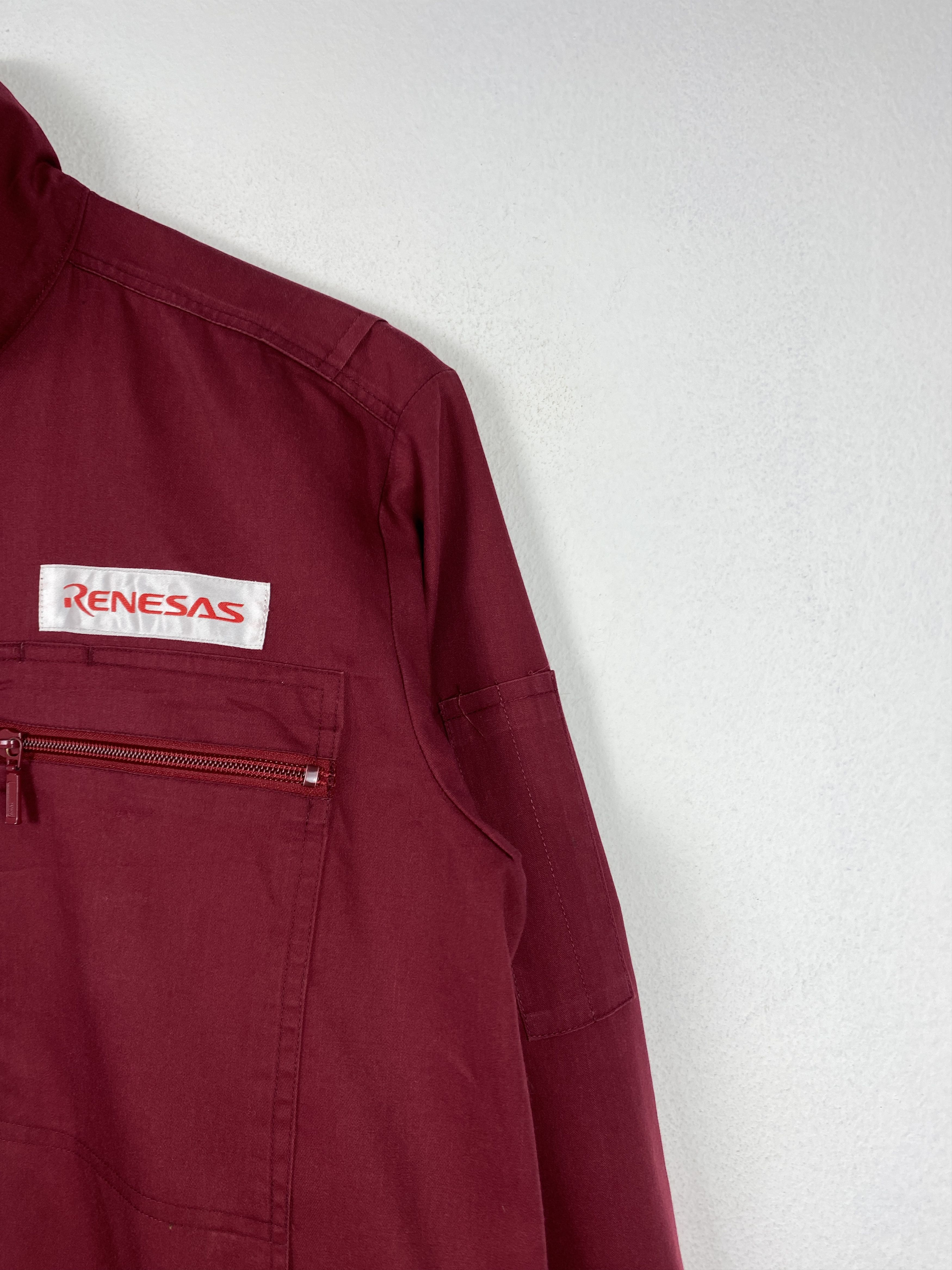 Japanese Brand × Vintage Vintage Renesas Workwear Zip Up Jacket Size US S / EU 44-46 / 1 - 3 Thumbnail