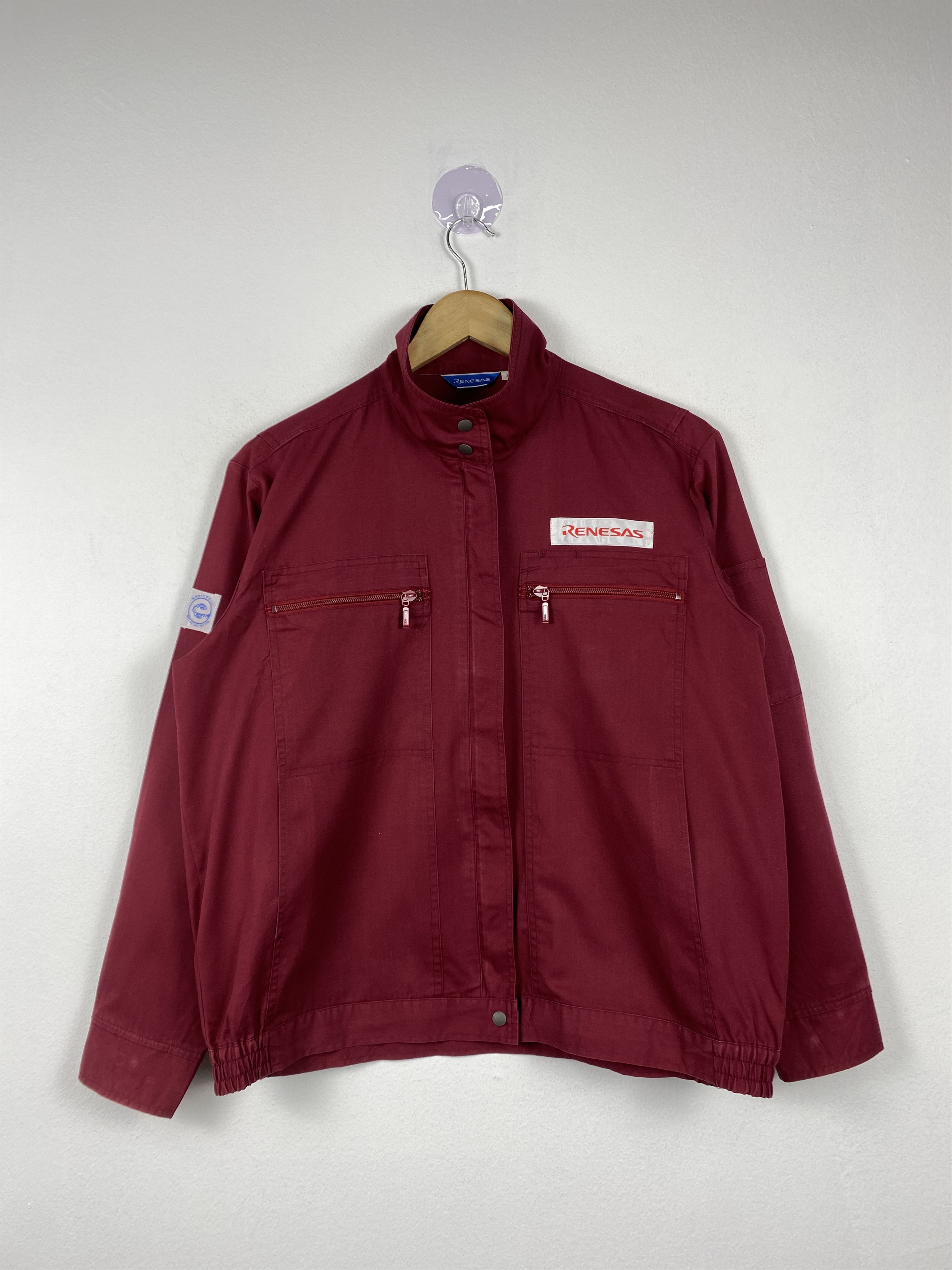 Japanese Brand × Vintage Vintage Renesas Workwear Zip Up Jacket Size US S / EU 44-46 / 1 - 1 Thumbnail