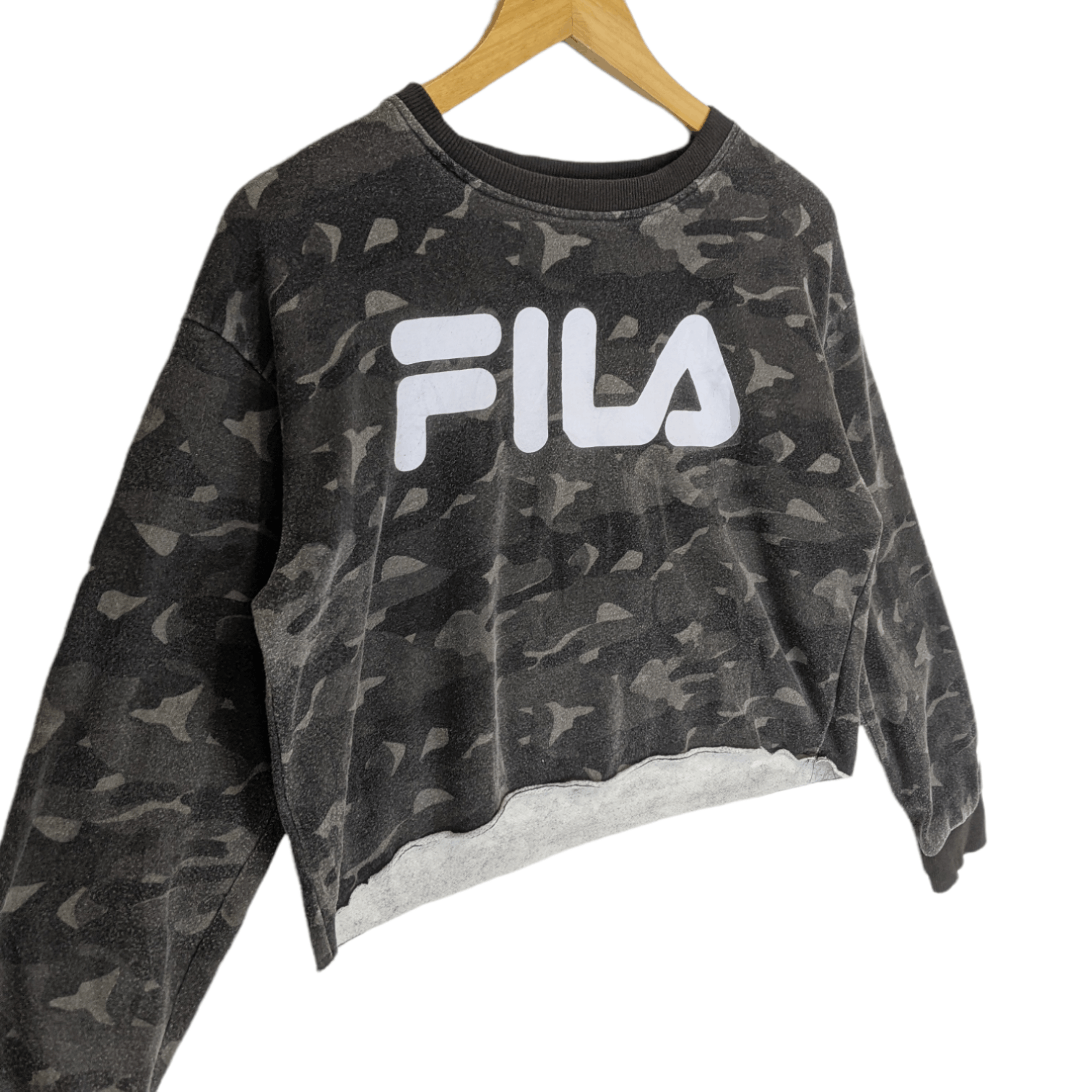 Fila FILA Big Spell Out Camouflage Jumper Sweatshirt Size S / US 4 / IT 40 - 3 Thumbnail