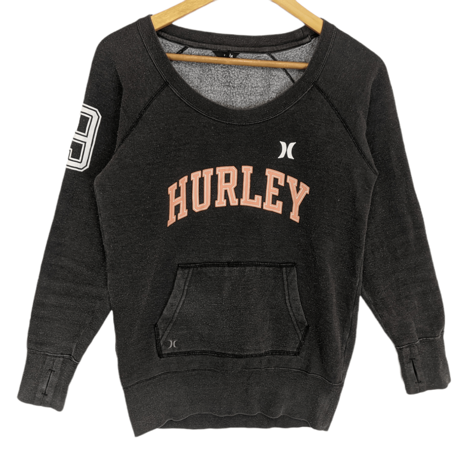 Hurley HURLEY Big Spell Out Jumper Sweatshirt Size XS / US 0-2 / IT 36-38 - 2 Thumbnail