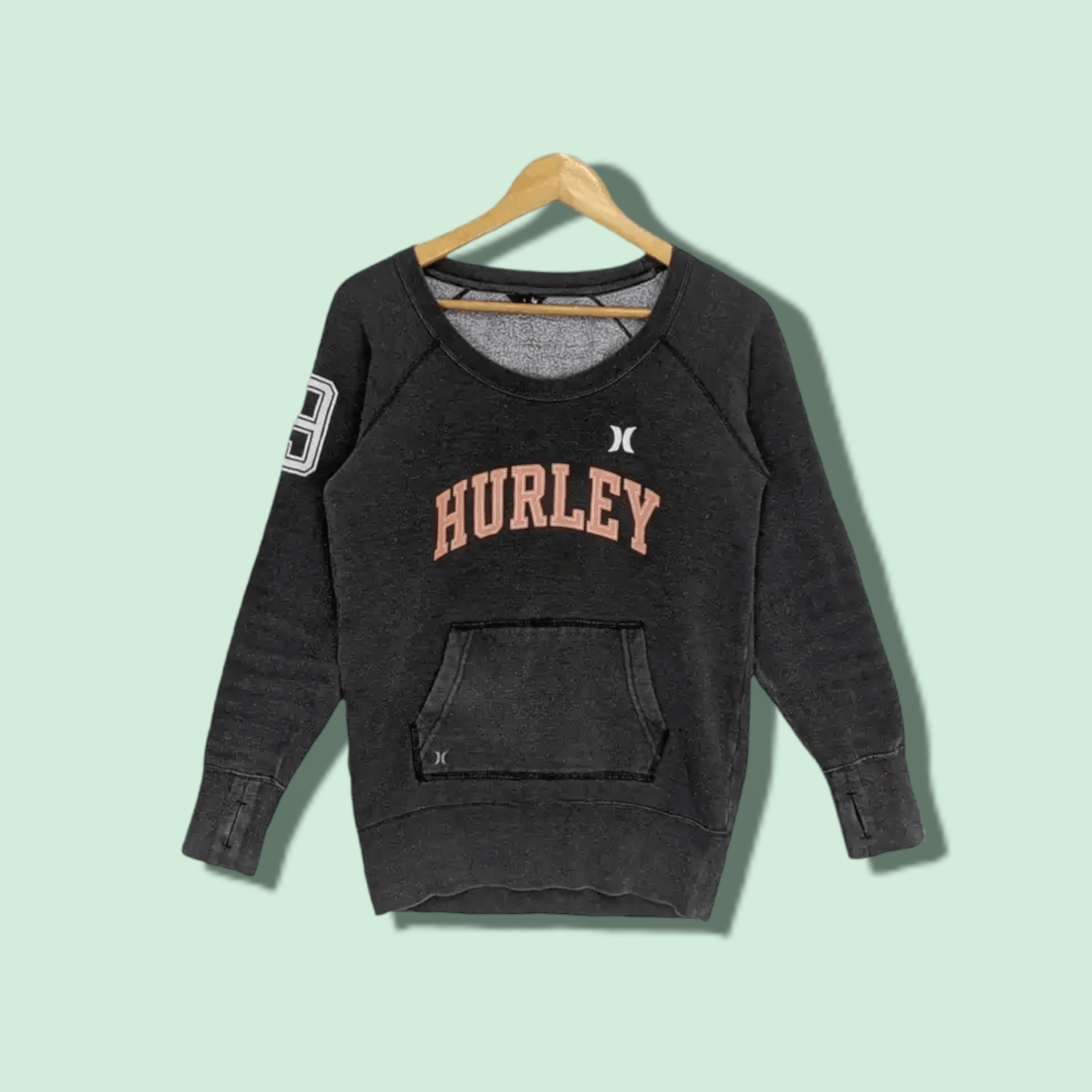 Hurley HURLEY Big Spell Out Jumper Sweatshirt Size XS / US 0-2 / IT 36-38 - 1 Thumbnail