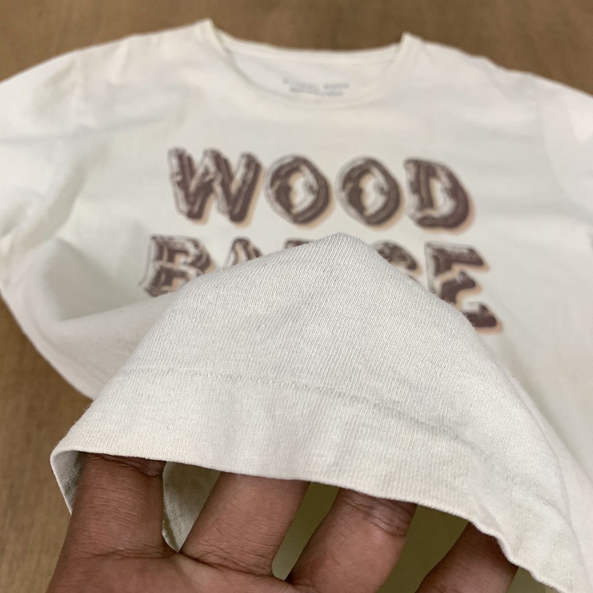 Global Work Vintag 90s GLOBAL WORK Wood Badge BigLogo Single Stitch Tee Size US L / EU 52-54 / 3 - 10 Thumbnail