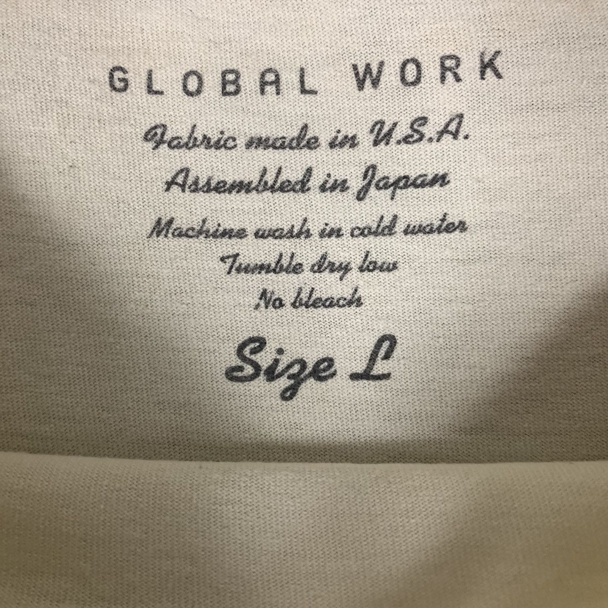 Global Work Vintag 90s GLOBAL WORK Wood Badge BigLogo Single Stitch Tee Size US L / EU 52-54 / 3 - 15 Thumbnail
