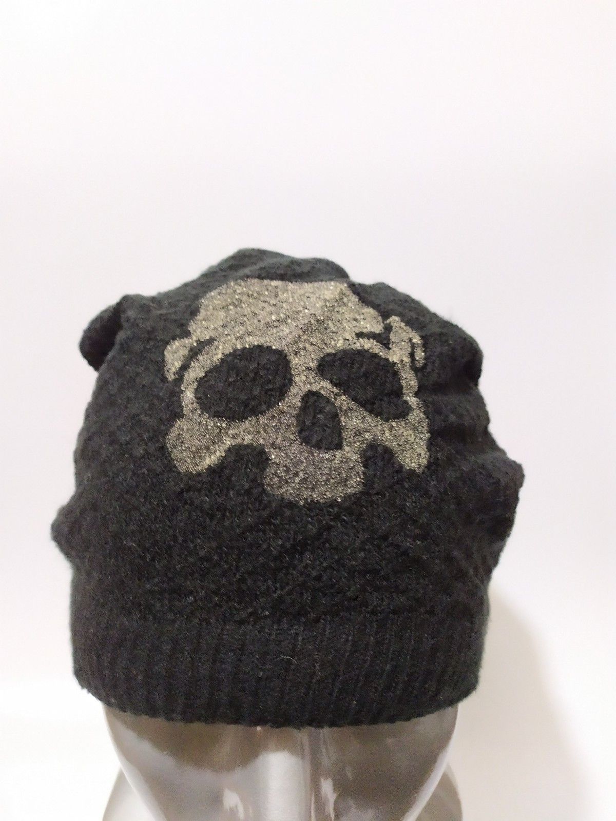 Other 🔥08 Japanese Skull Beanie Punk Bondage Reversible Hats Size ONE SIZE - 2 Thumbnail