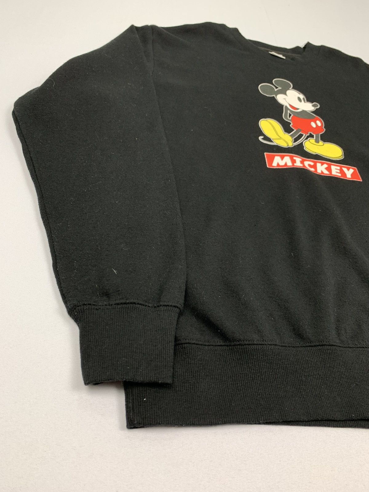 Disney × Mickey Mouse DISNEY MICKEY MOUSE Black Big Logo Graphic Hype Sweatshirt Size US L / EU 52-54 / 3 - 4 Thumbnail