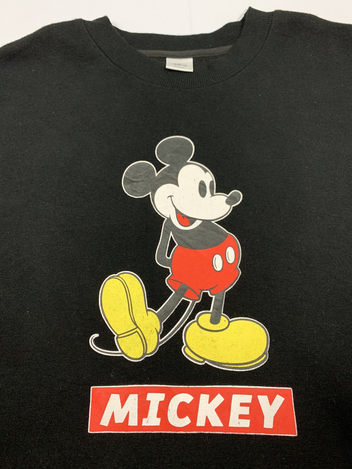 Disney × Mickey Mouse DISNEY MICKEY MOUSE Black Big Logo Graphic Hype Sweatshirt Size US L / EU 52-54 / 3 - 3 Thumbnail