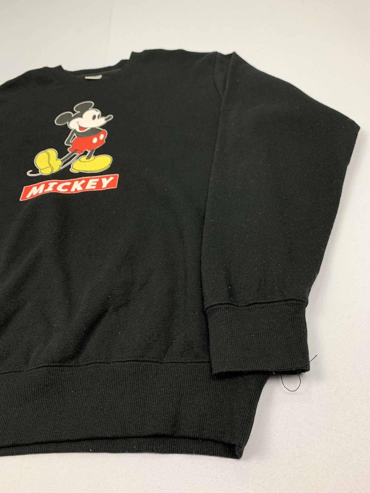 Disney × Mickey Mouse DISNEY MICKEY MOUSE Black Big Logo Graphic Hype Sweatshirt Size US L / EU 52-54 / 3 - 5 Thumbnail
