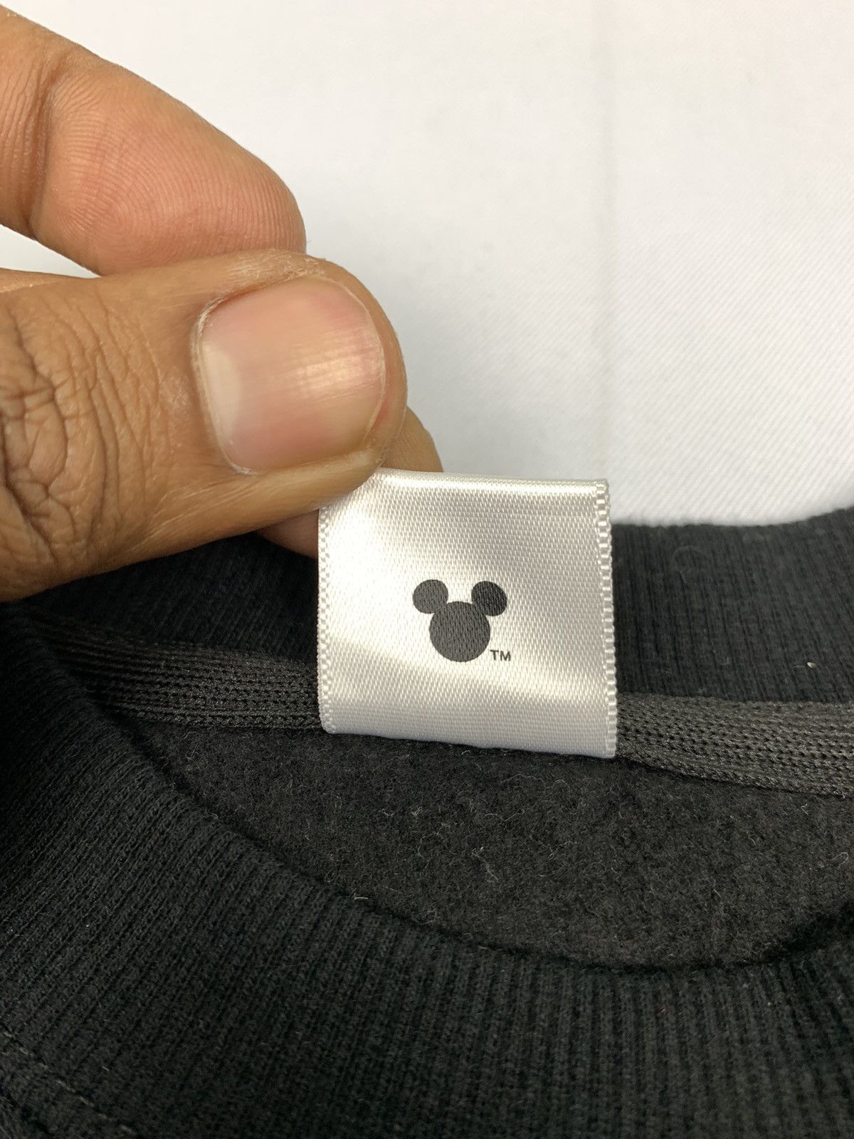 Disney × Mickey Mouse DISNEY MICKEY MOUSE Black Big Logo Graphic Hype Sweatshirt Size US L / EU 52-54 / 3 - 7 Thumbnail