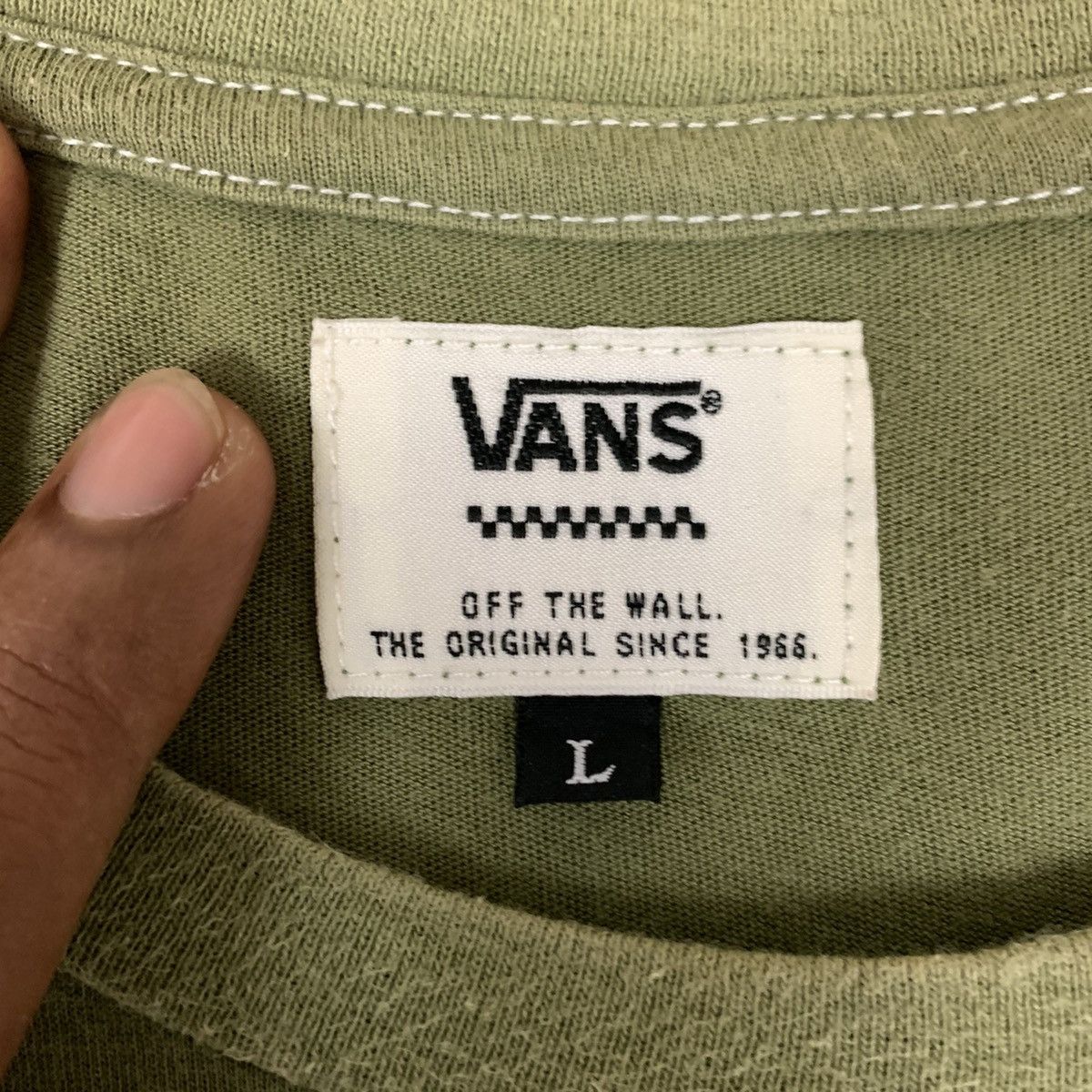 Japanese Brand × Vans Vintag VANS OFF THE WALL Skate Streetwear Single Stitch Tee Size US M / EU 48-50 / 2 - 17 Thumbnail