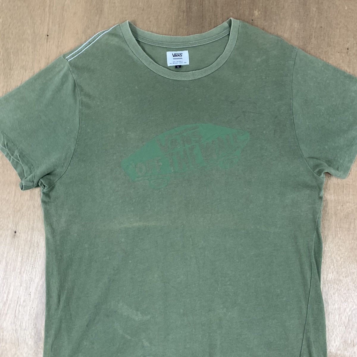 Japanese Brand × Vans Vintag VANS OFF THE WALL Skate Streetwear Single Stitch Tee Size US M / EU 48-50 / 2 - 3 Thumbnail