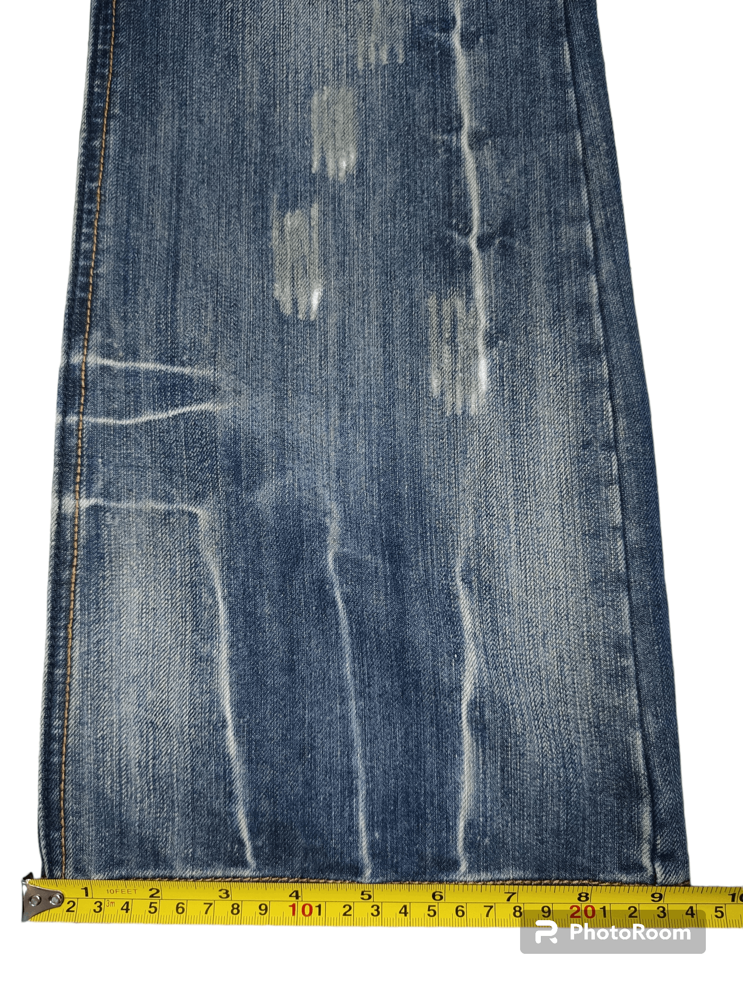 Japanese Brand RARE!! Devil Jeans Clawmark Flare Denim Size US 29 - 8 Thumbnail