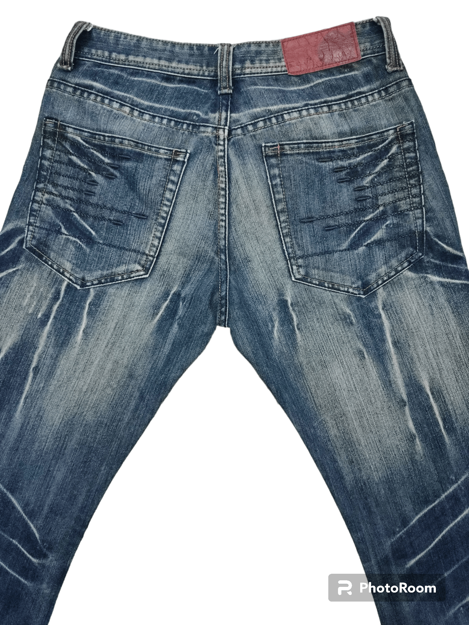 Japanese Brand RARE!! Devil Jeans Clawmark Flare Denim Size US 29 - 4 Thumbnail
