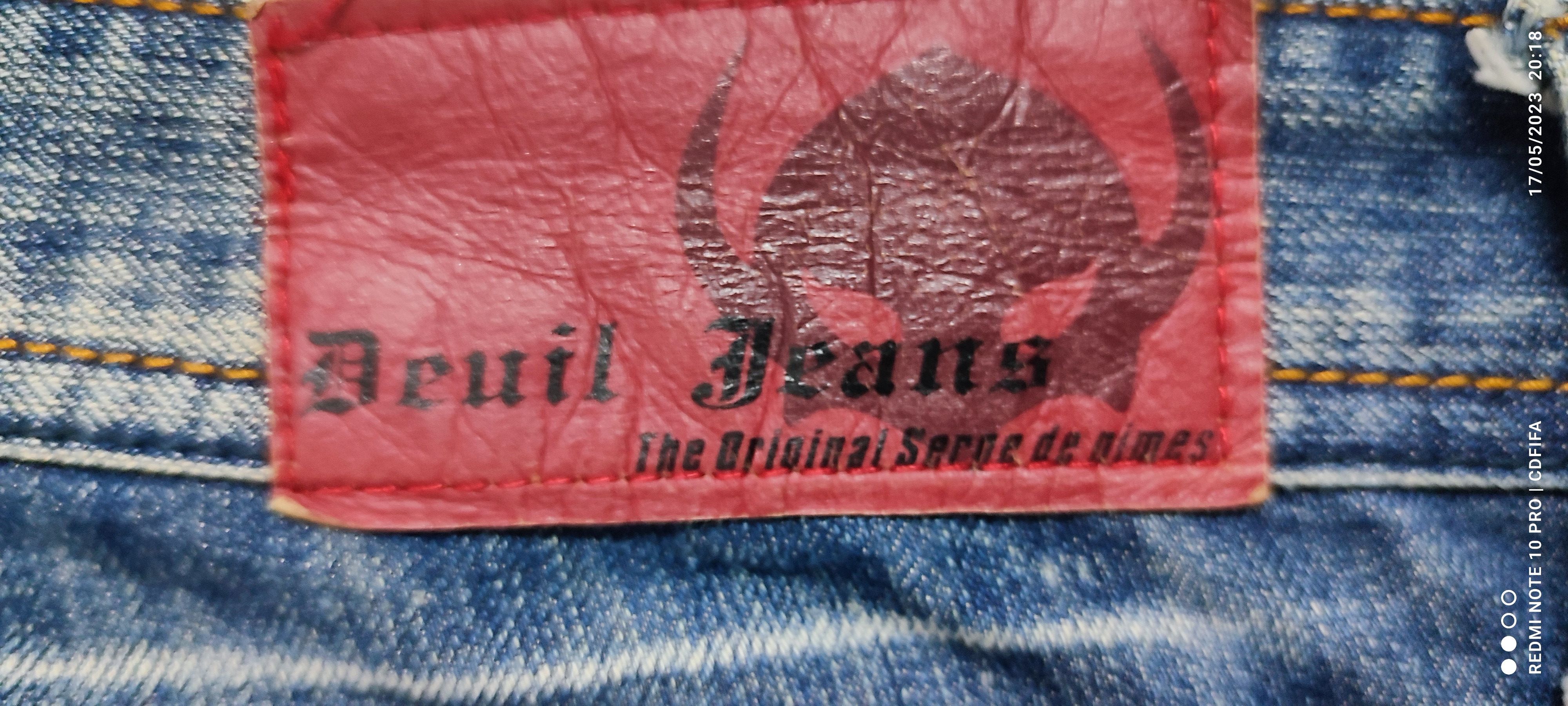 Japanese Brand RARE!! Devil Jeans Clawmark Flare Denim Size US 29 - 9 Thumbnail
