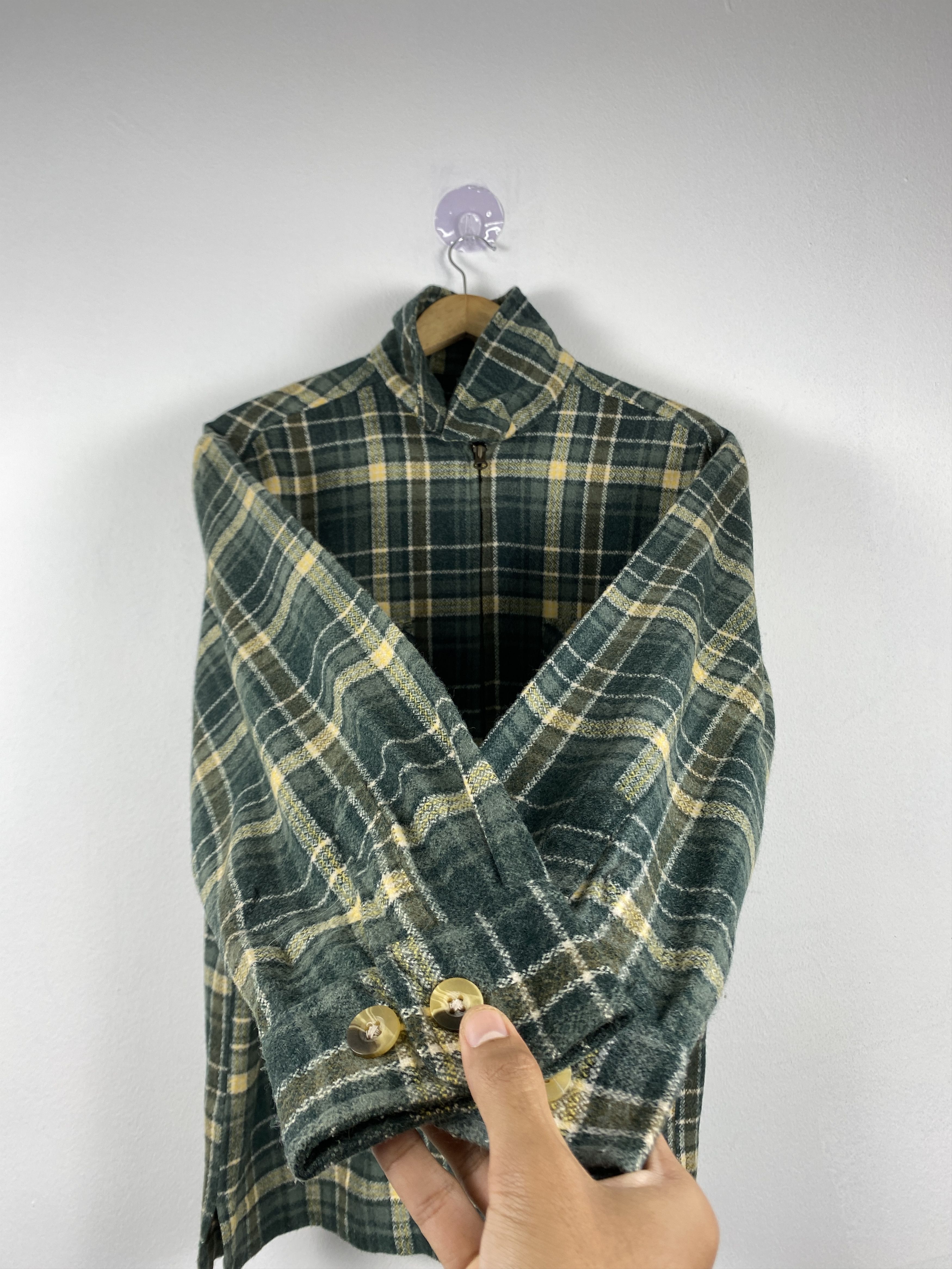 Converse Vintage Converse Flannel Zip Up Jacket J1290 Size US S / EU 44-46 / 1 - 7 Thumbnail