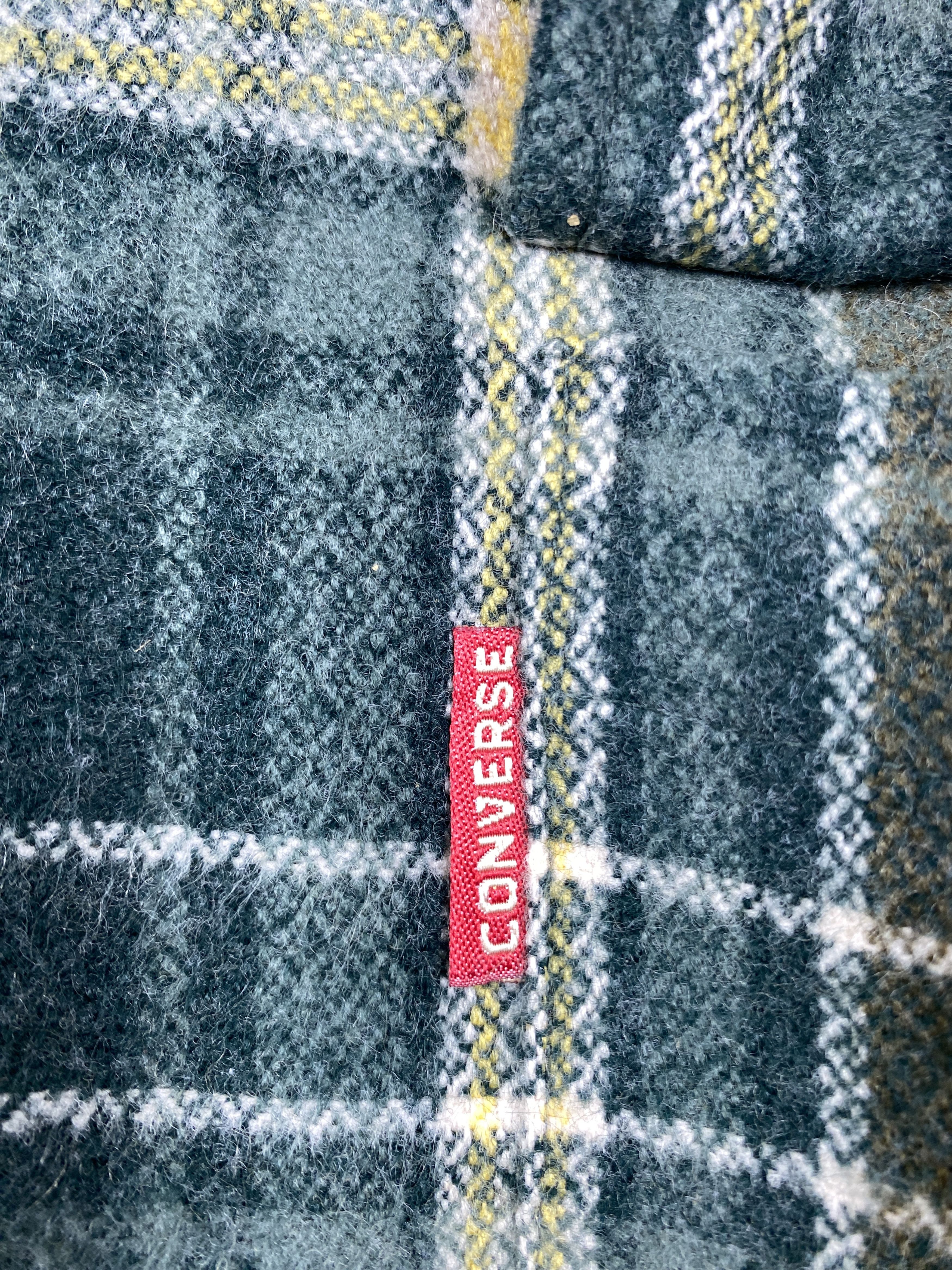 Converse Vintage Converse Flannel Zip Up Jacket J1290 Size US S / EU 44-46 / 1 - 5 Thumbnail