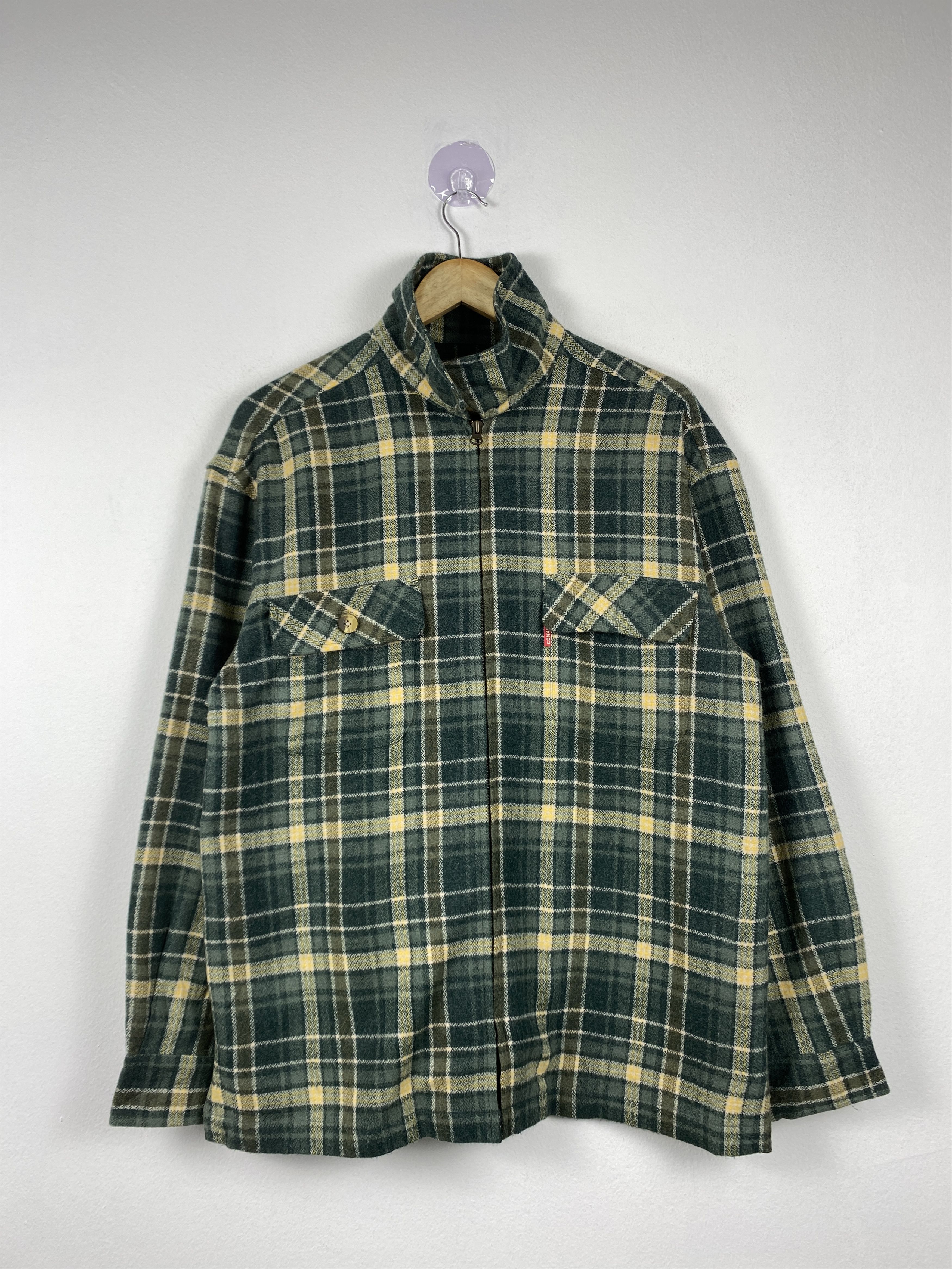Converse Vintage Converse Flannel Zip Up Jacket J1290 Size US S / EU 44-46 / 1 - 1 Thumbnail