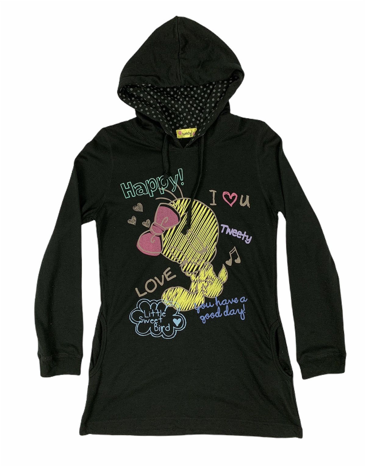 Japanese Brand × Warner Bros TWEETY Looney Tunes Streetwear Sweater Hoodie Jacket Size M / US 6-8 / IT 42-44 - 1 Thumbnail