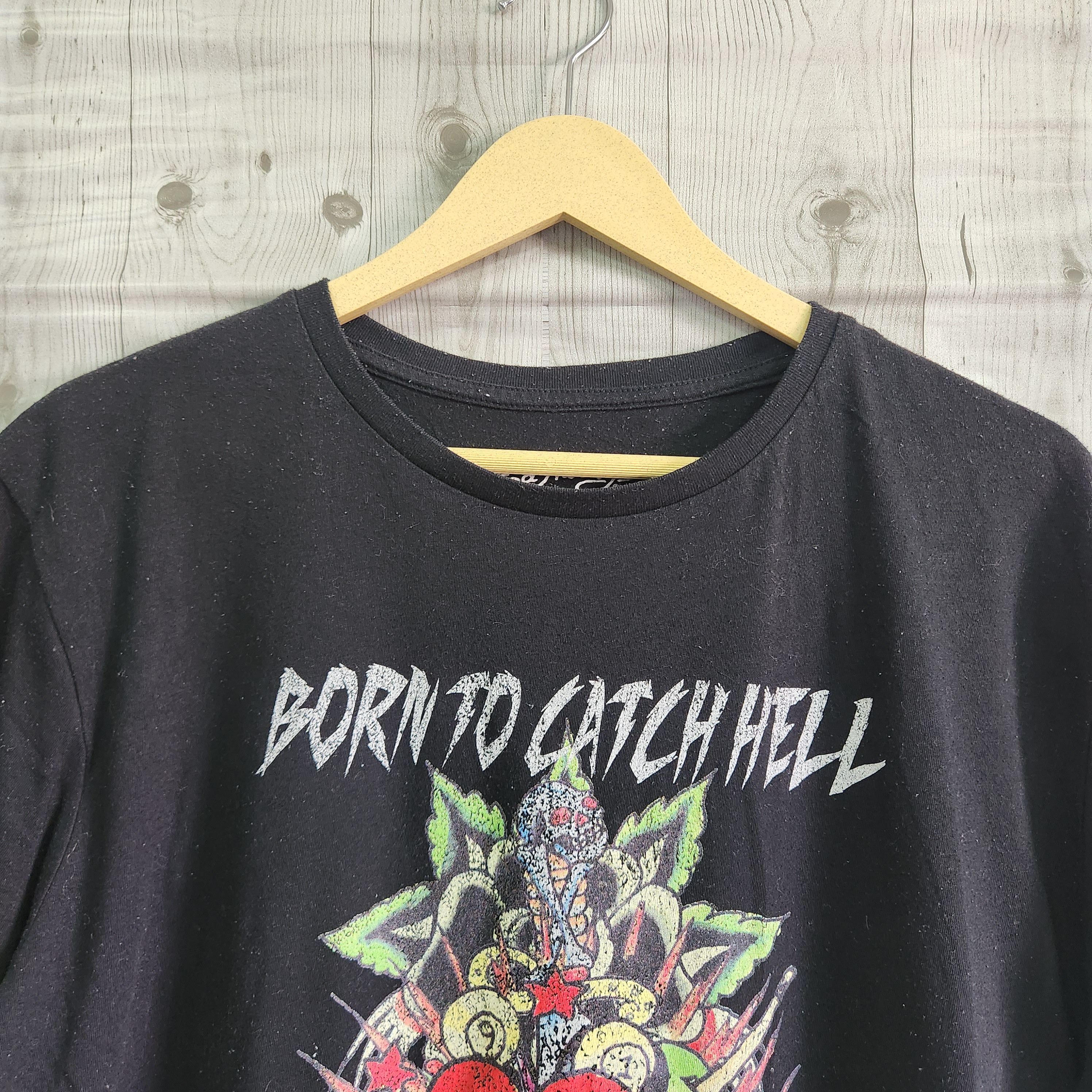 Ed Hardy Born To Catch Hell Zeke TShirt