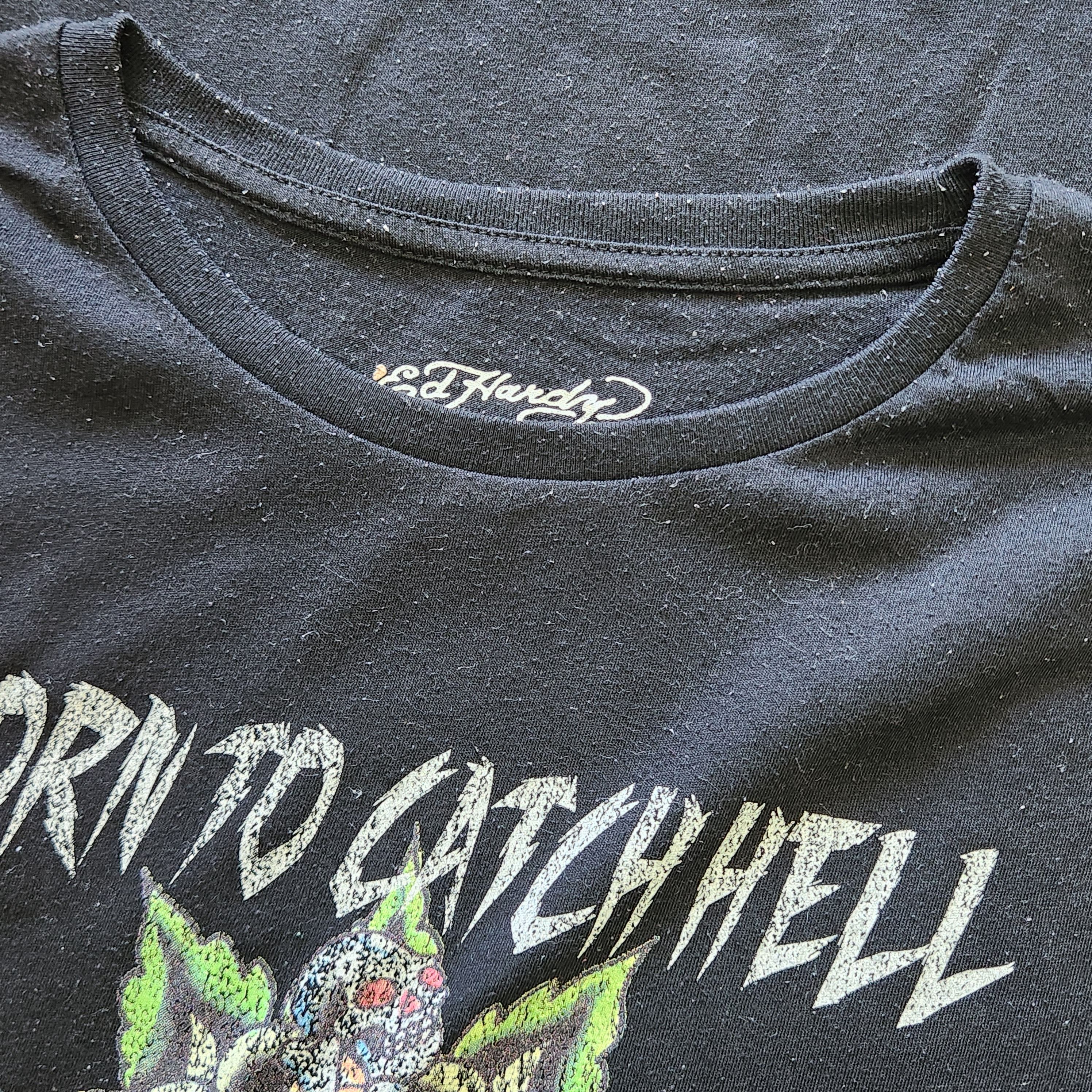 Ed Hardy Born To Catch Hell Zeke TShirt