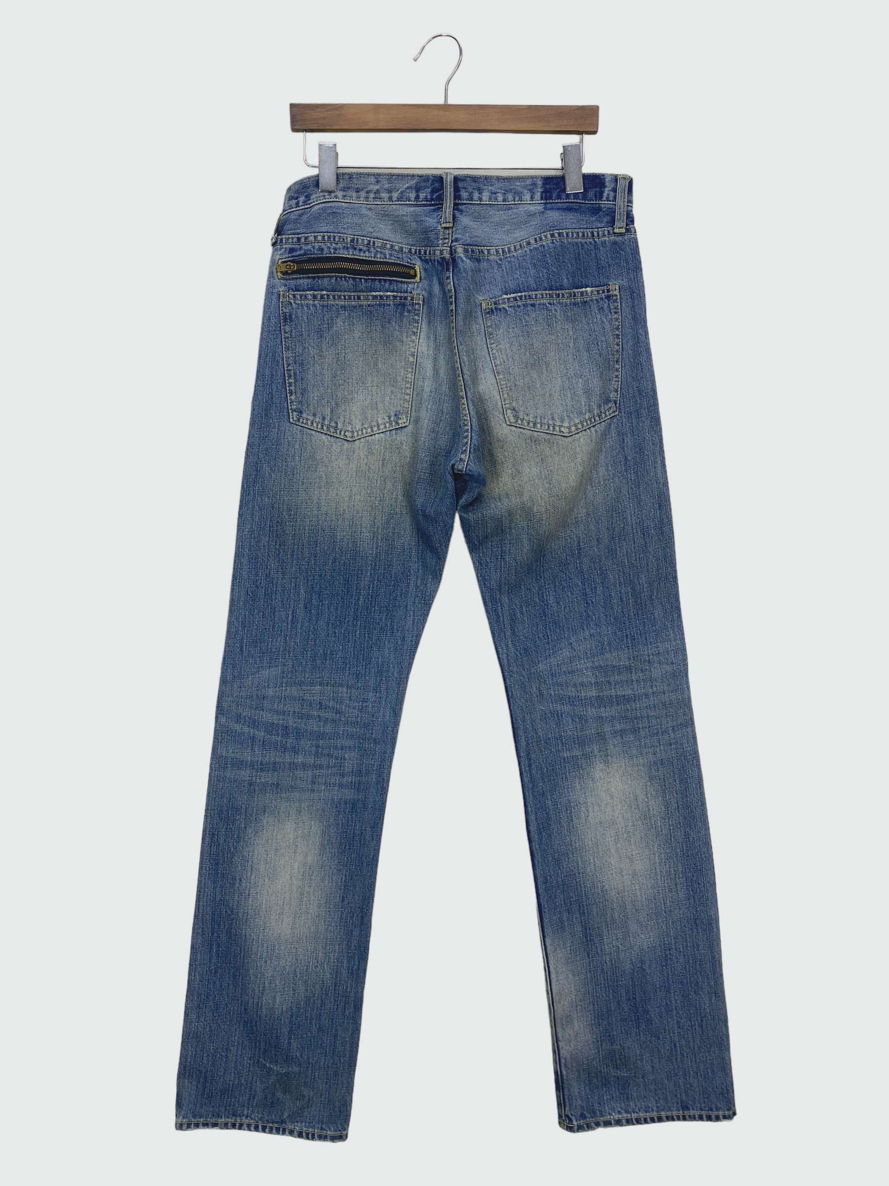 Global Work × Japanese Brand Global Work Jeans Distressed Denim Japanese Brand Size US 32 / EU 48 - 2 Thumbnail