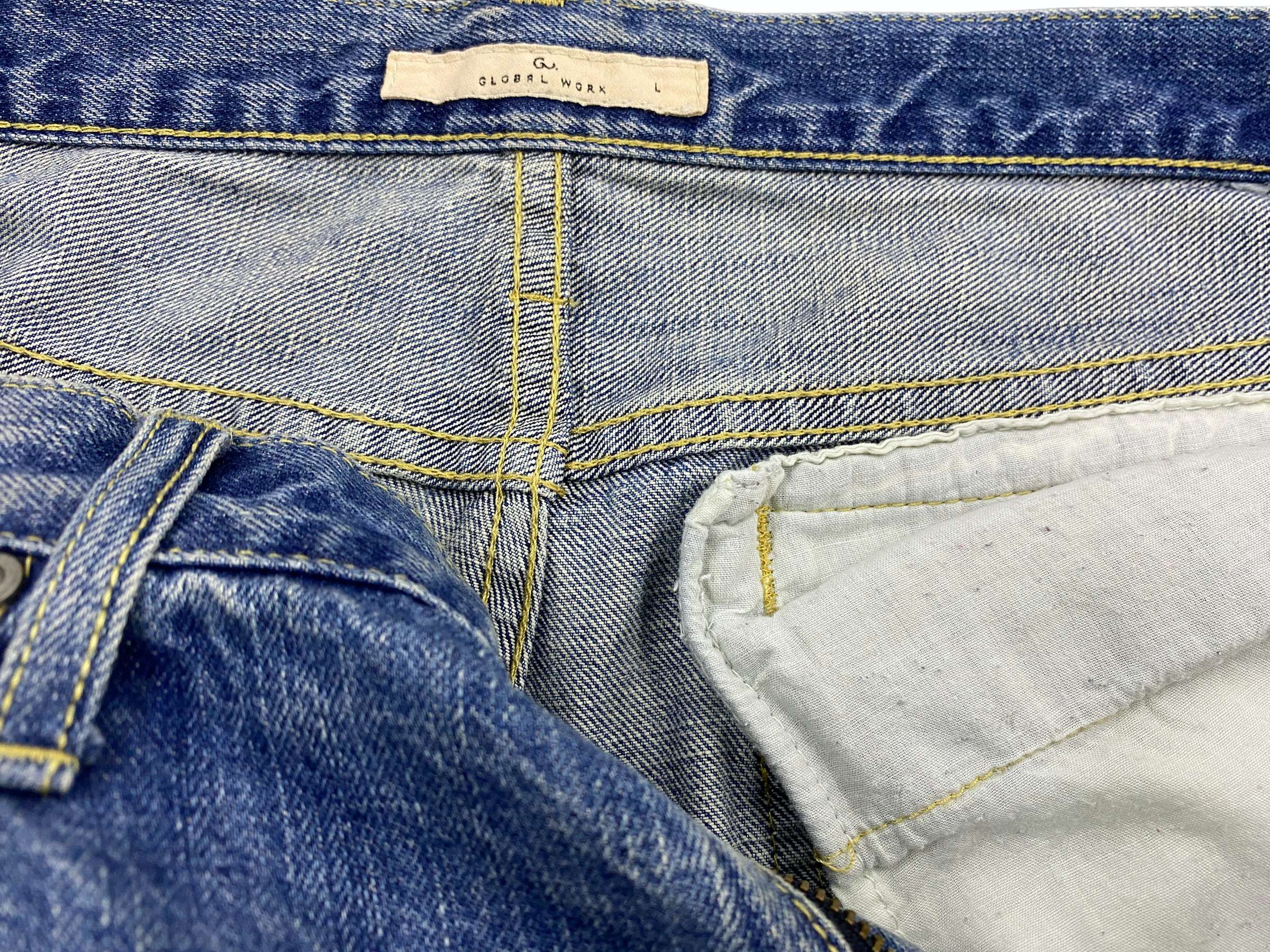Global Work × Japanese Brand Global Work Jeans Distressed Denim Japanese Brand Size US 32 / EU 48 - 11 Thumbnail