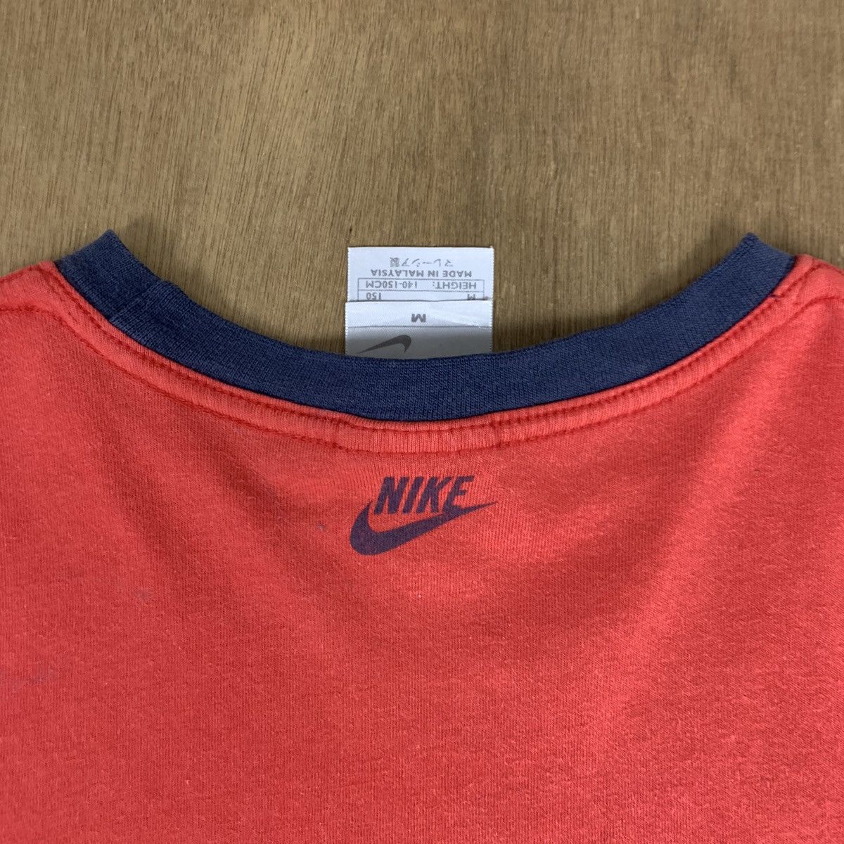 American Stitch × Nike × Sports Specialties NIKE Ringer Swoosh Center Big Logo Graphic Sportwear Tshirt Size US S / EU 44-46 / 1 - 14 Thumbnail