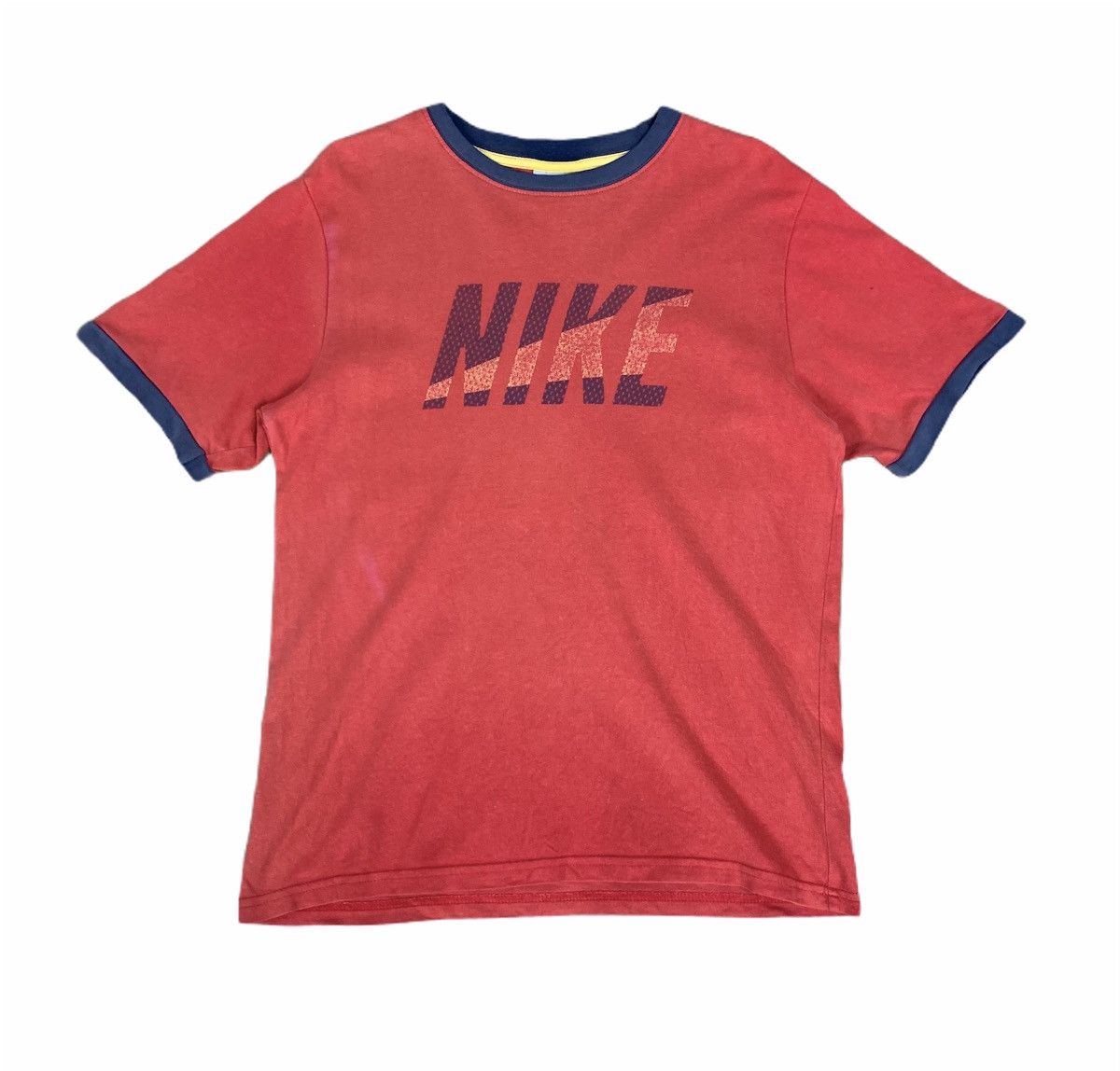 American Stitch × Nike × Sports Specialties NIKE Ringer Swoosh Center Big Logo Graphic Sportwear Tshirt Size US S / EU 44-46 / 1 - 1 Thumbnail