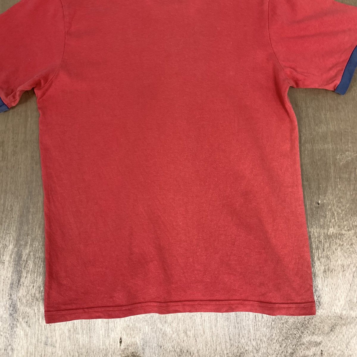 American Stitch × Nike × Sports Specialties NIKE Ringer Swoosh Center Big Logo Graphic Sportwear Tshirt Size US S / EU 44-46 / 1 - 11 Thumbnail