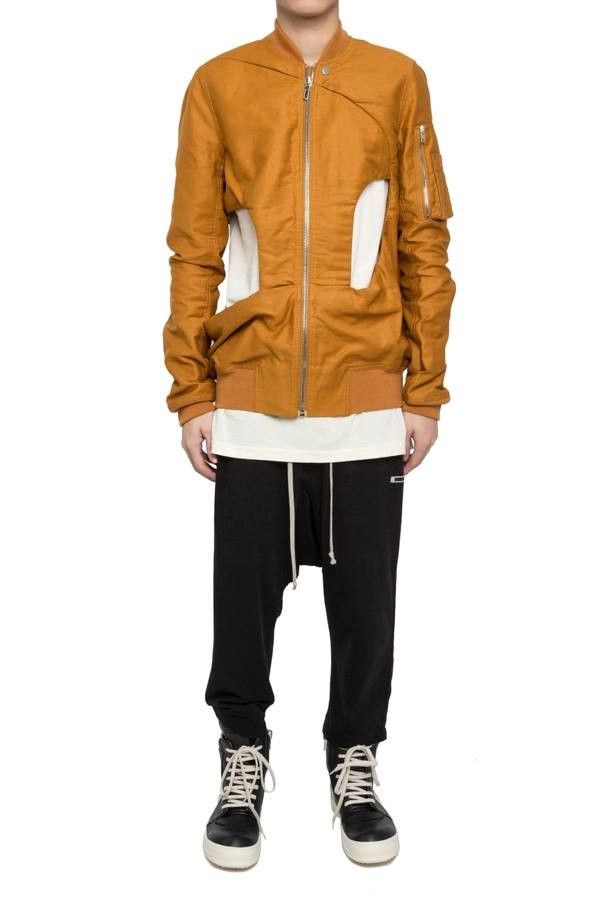 Rick Owens × Rick Owens Drkshdw DRKSHDW by Rick Owens Shred Flight Bomber Jacket (0447) Size US S / EU 44-46 / 1 - 2 Thumbnail
