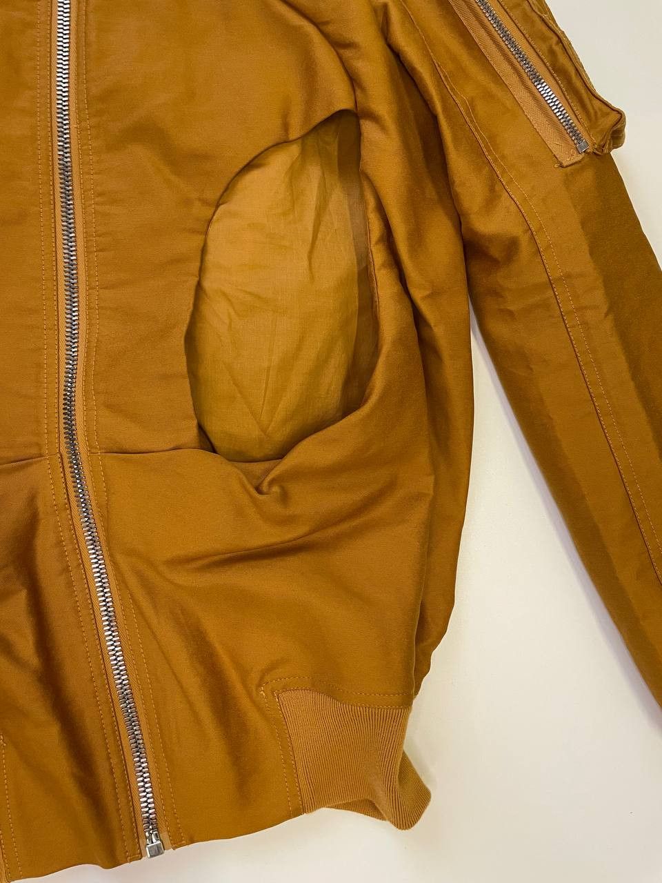 Rick Owens × Rick Owens Drkshdw DRKSHDW by Rick Owens Shred Flight Bomber Jacket (0447) Size US S / EU 44-46 / 1 - 7 Thumbnail
