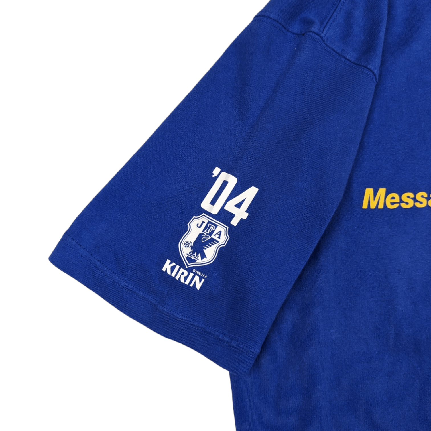 Adidas 2004 ADIDAS Kirin Zico Message Japan Soccer Jersey T-Shirt Size US S / EU 44-46 / 1 - 7 Thumbnail