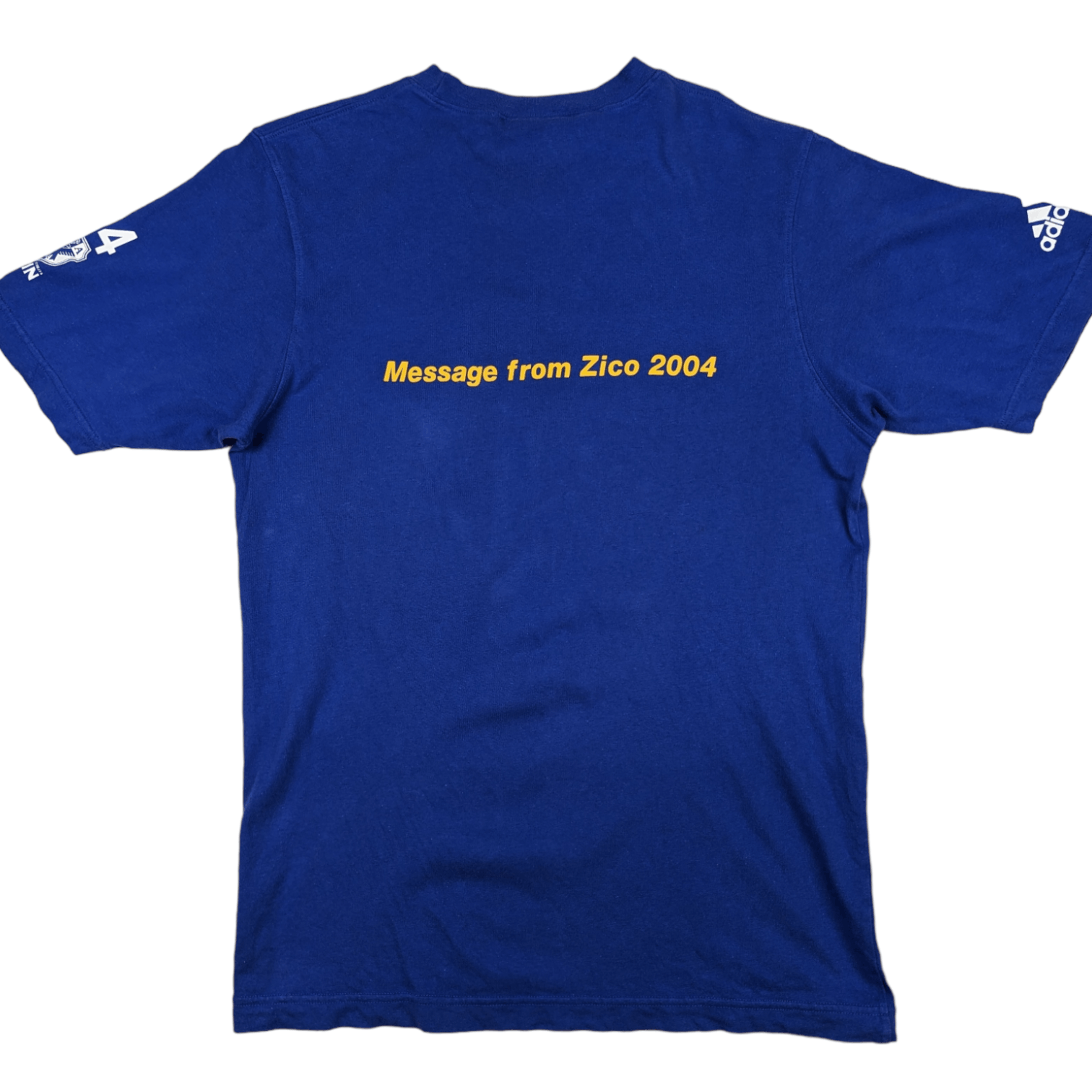 Adidas 2004 ADIDAS Kirin Zico Message Japan Soccer Jersey T-Shirt Size US S / EU 44-46 / 1 - 6 Thumbnail