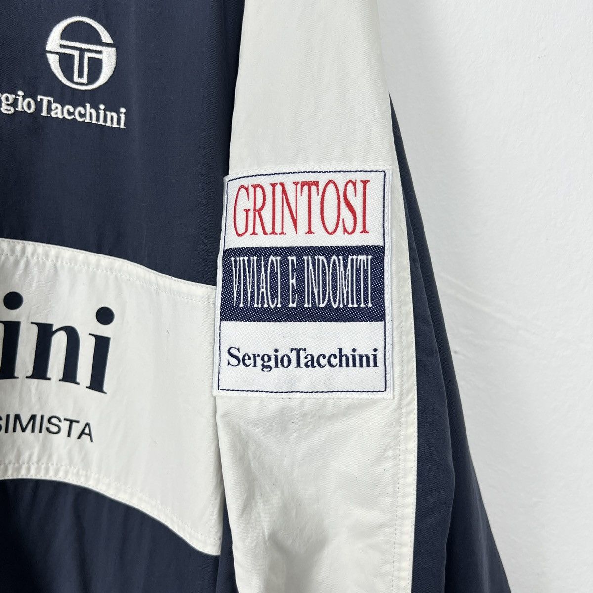 Sergio Tacchini Vintage 90s Sergio Tacchini Windbreaker Jacket J0057 Size US L / EU 52-54 / 3 - 4 Thumbnail