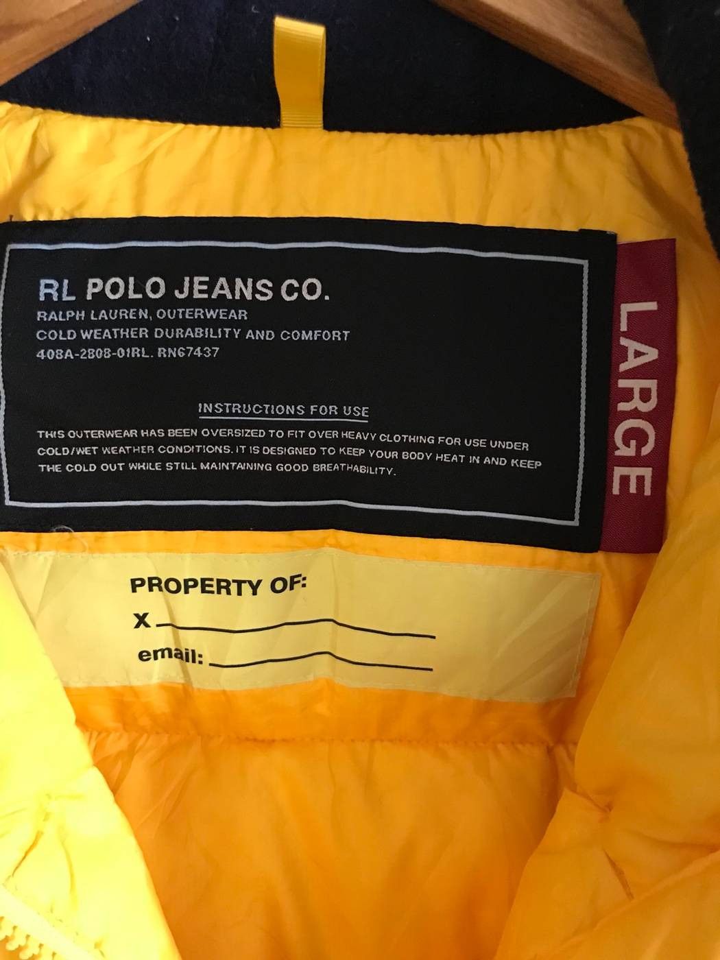 Polo Ralph Lauren Polo Jeans. Co Puffy Jacket Size US L / EU 52-54 / 3 - 4 Thumbnail