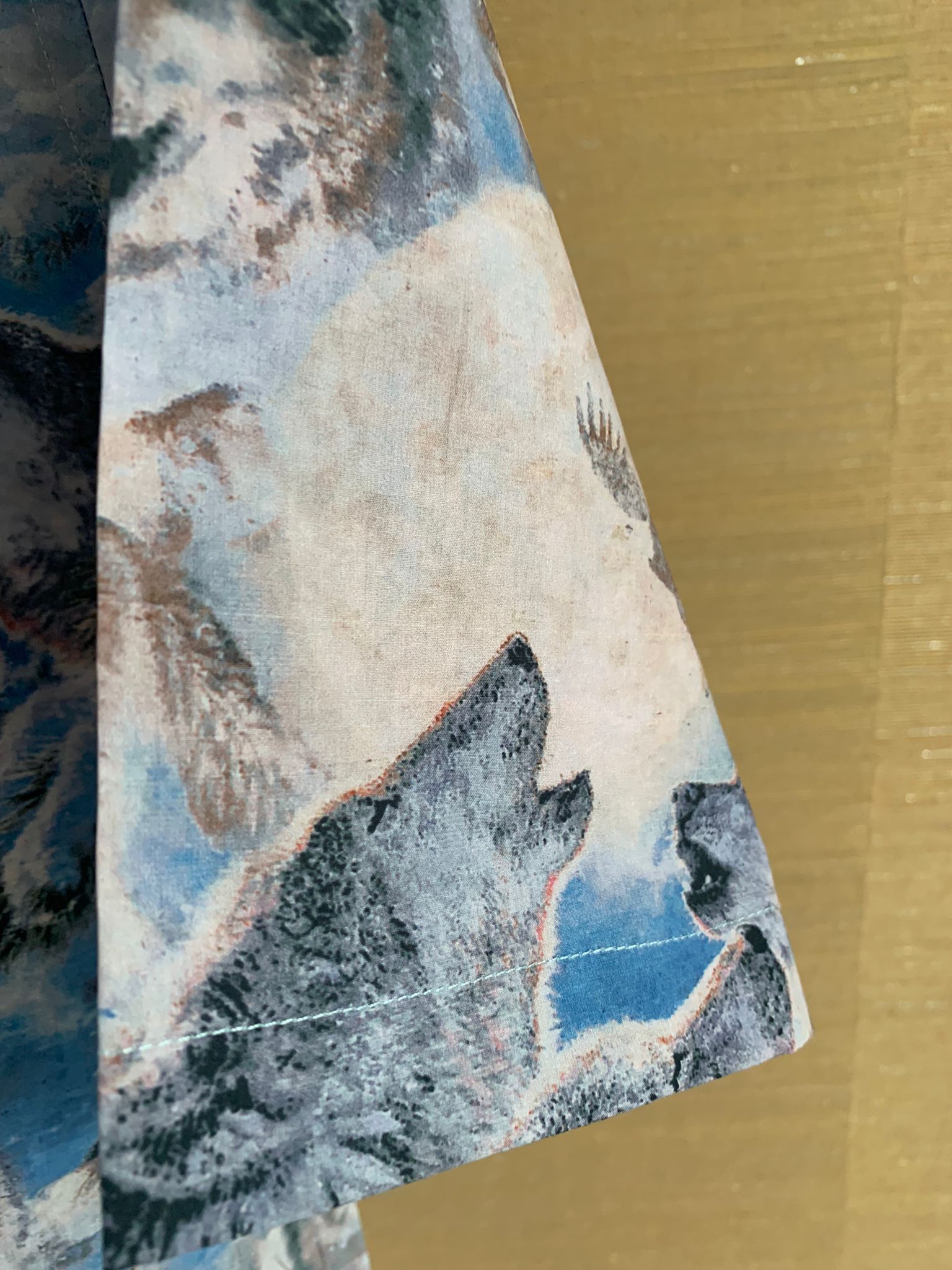 Rhude Wolves SS Button Up in Wolves Print Size US S / EU 44-46 / 1 - 11 Thumbnail