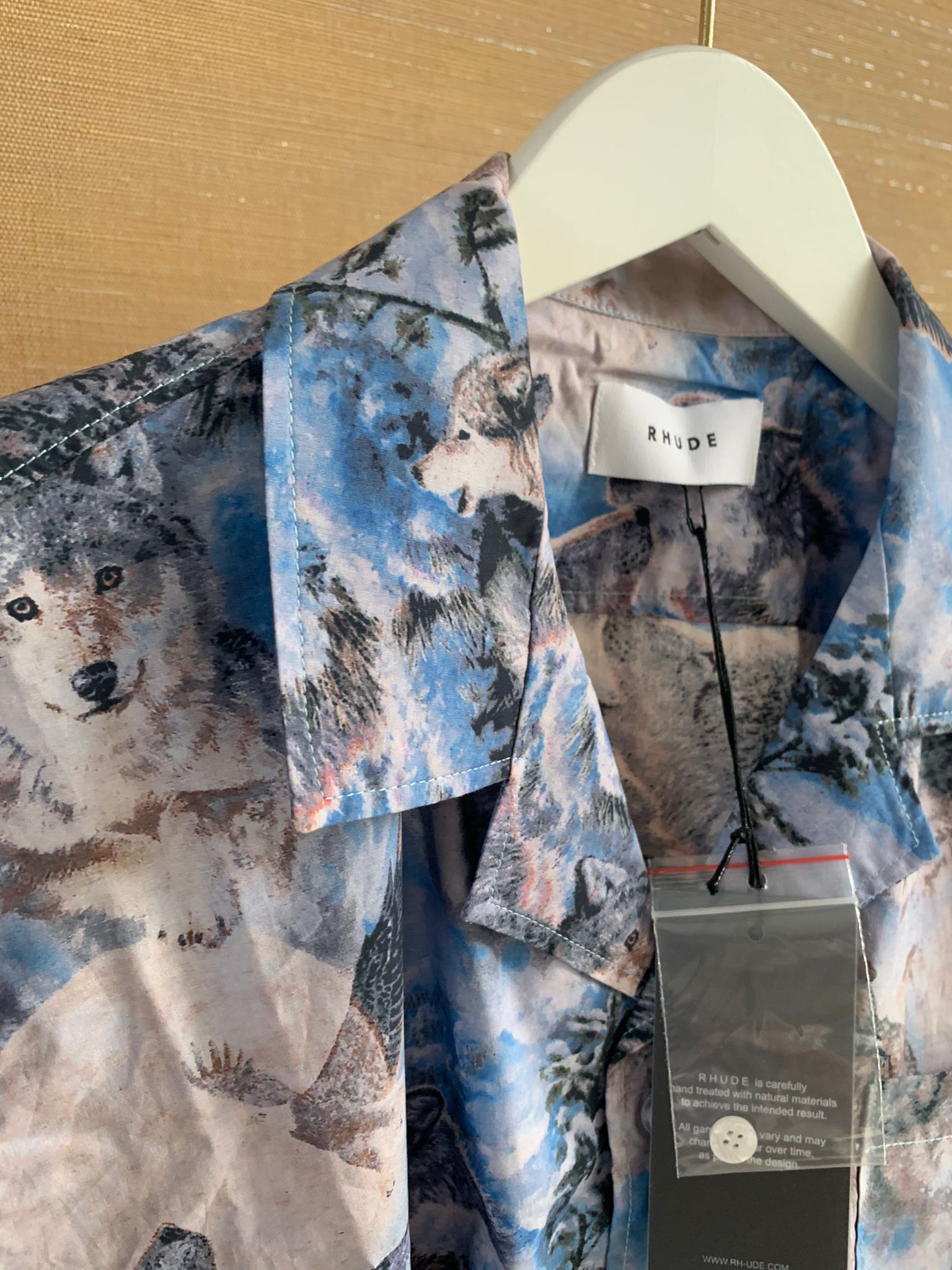 Rhude Wolves SS Button Up in Wolves Print Size US S / EU 44-46 / 1 - 5 Thumbnail