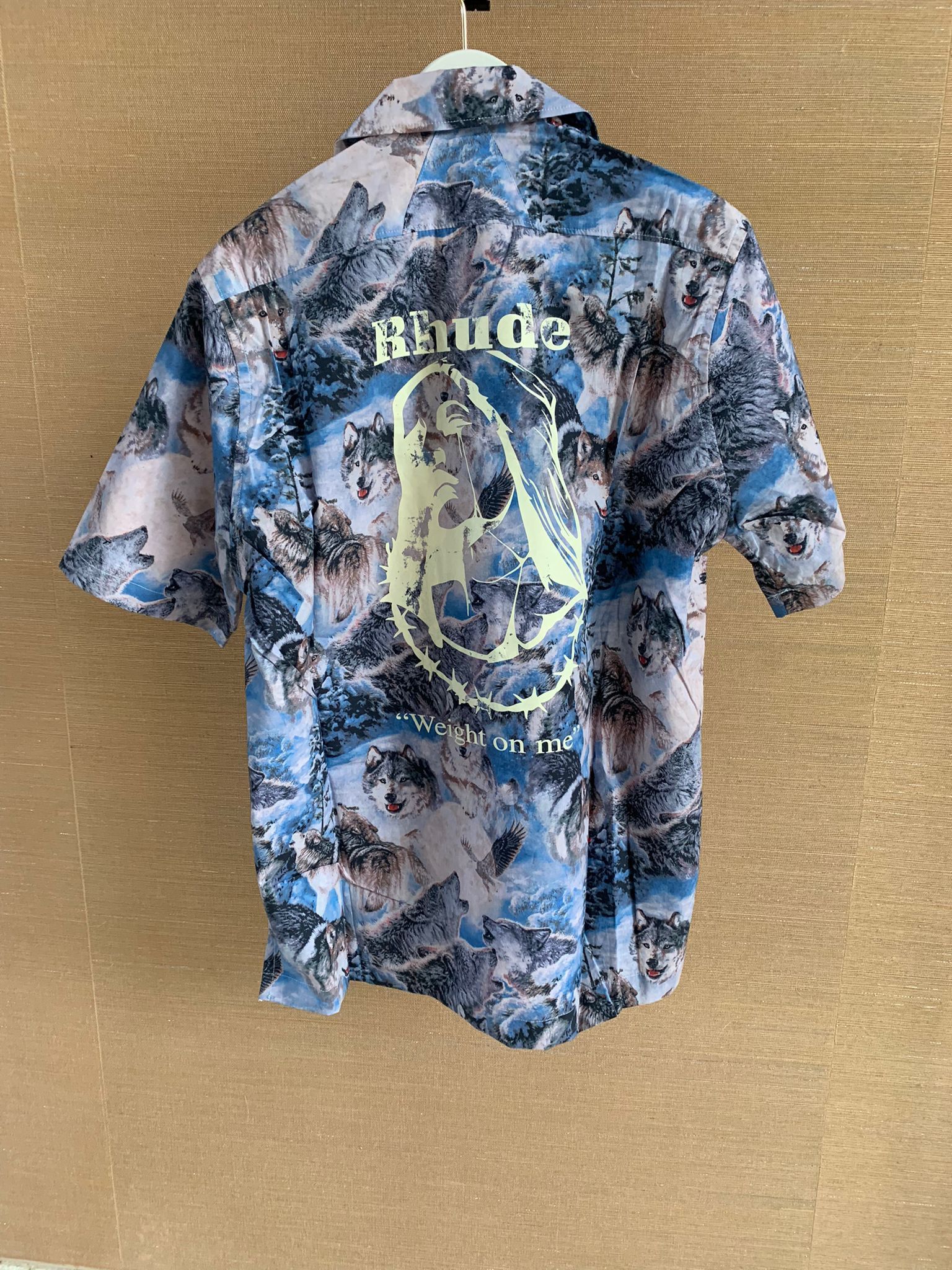 Rhude Wolves SS Button Up in Wolves Print Size US S / EU 44-46 / 1 - 13 Thumbnail