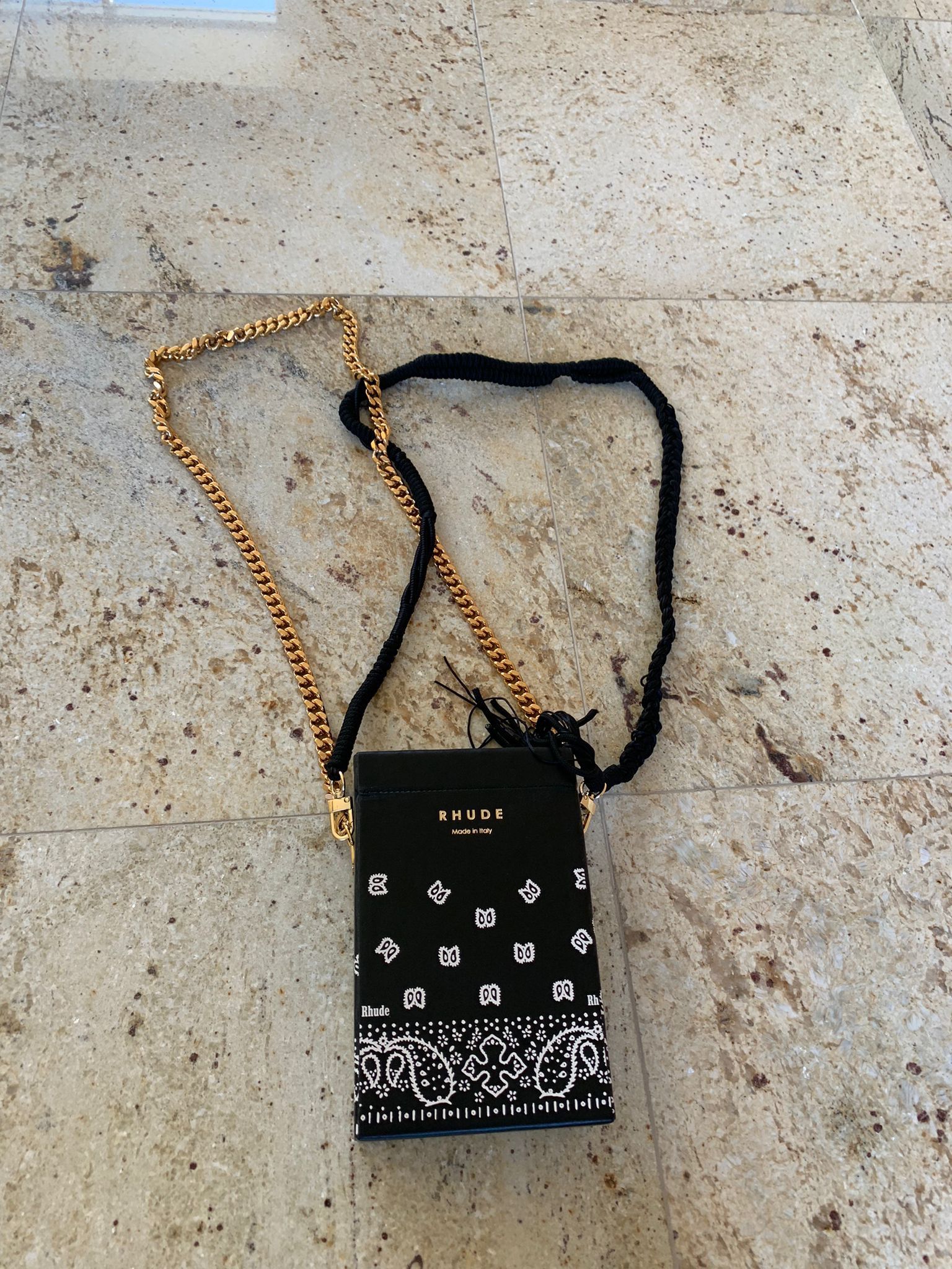 Rhude Cig Bag 7 in Black / White Size ONE SIZE - 2 Thumbnail