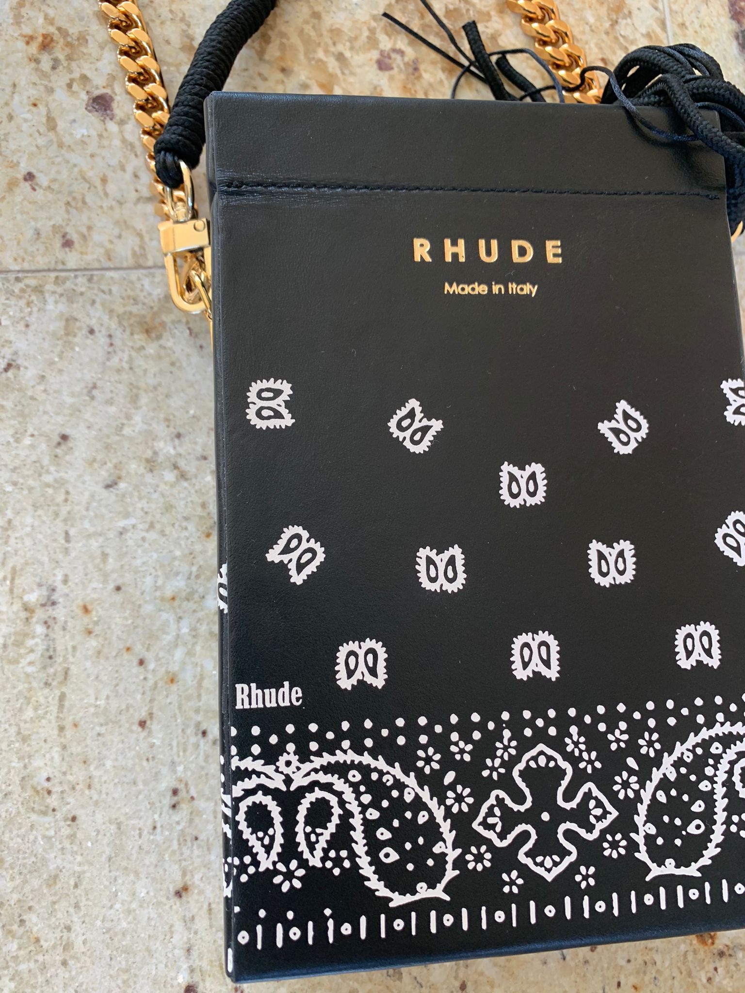 Rhude Cig Bag 7 in Black / White Size ONE SIZE - 3 Thumbnail
