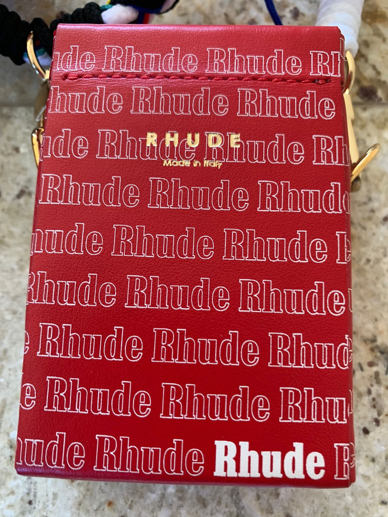 Rhude Small Cig Bag 4 in Red Size ONE SIZE - 9 Thumbnail