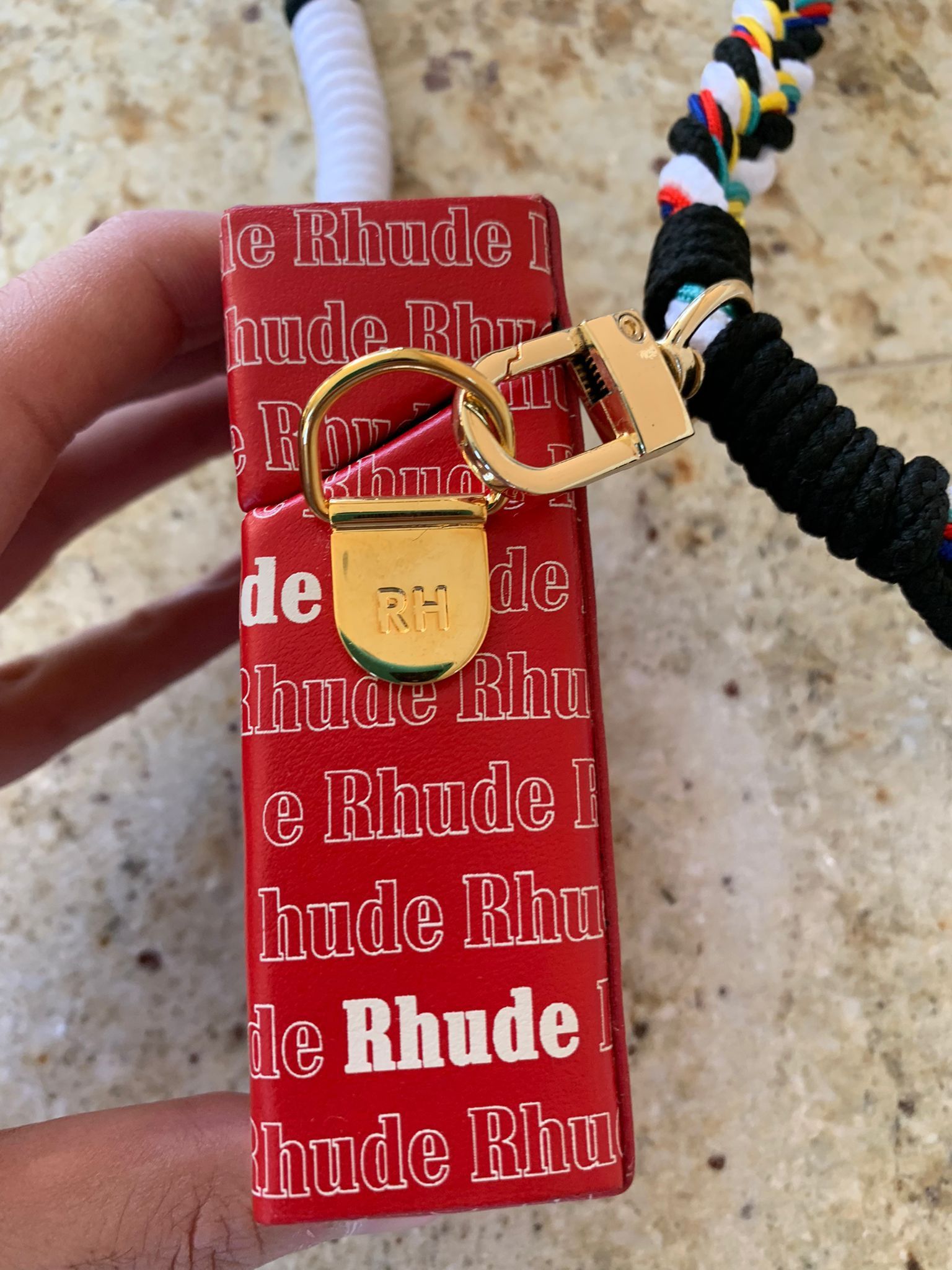 Rhude Small Cig Bag 4 in Red Size ONE SIZE - 5 Thumbnail