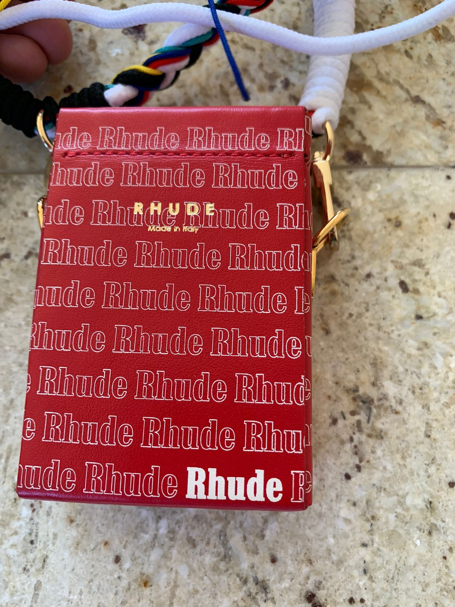 Rhude Small Cig Bag 4 in Red Size ONE SIZE - 7 Thumbnail