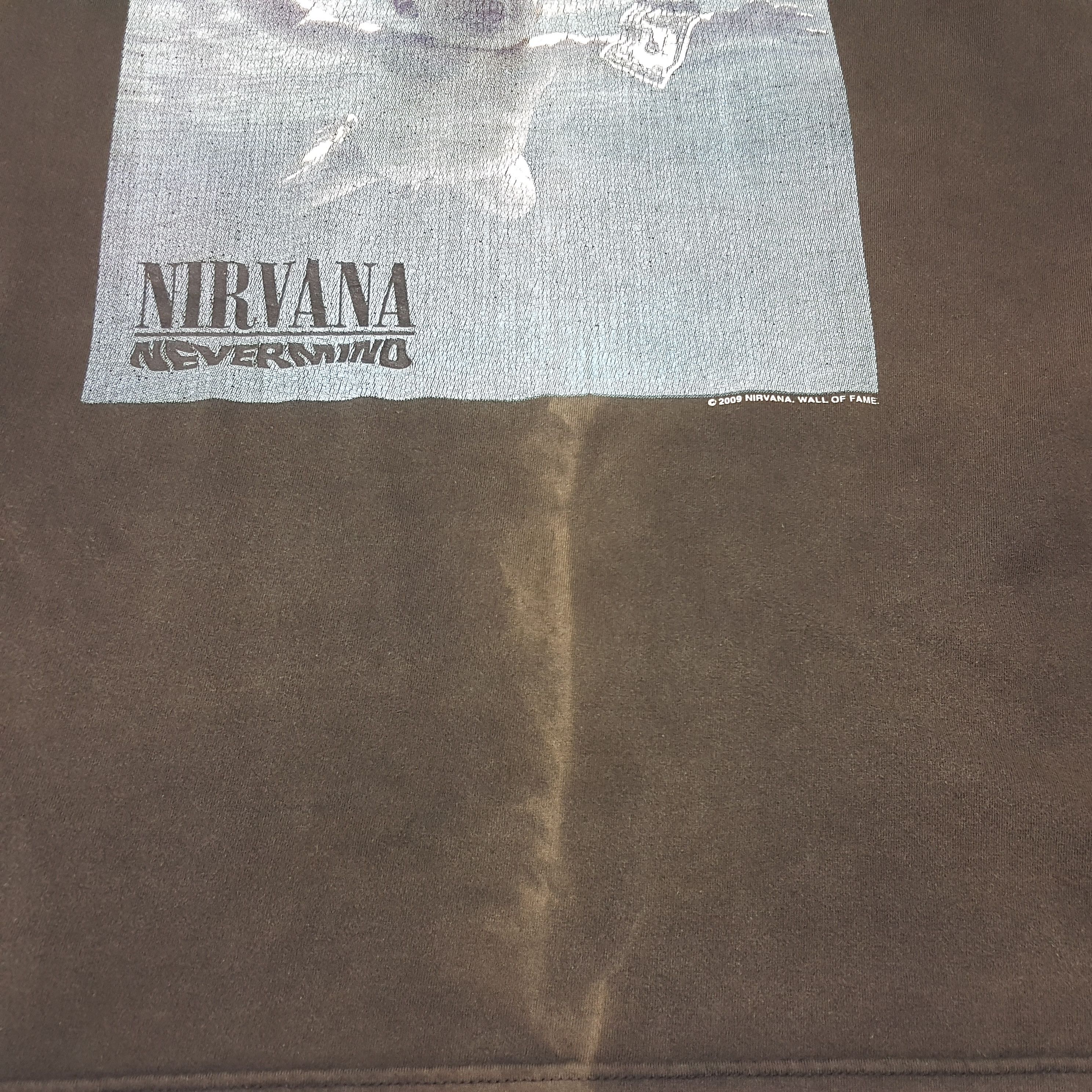Band Tees × Nirvana × Vintage Vintage NIRVANA NEVERMIND American Rock Band Album T-Shirt Size US XL / EU 56 / 4 - 5 Thumbnail
