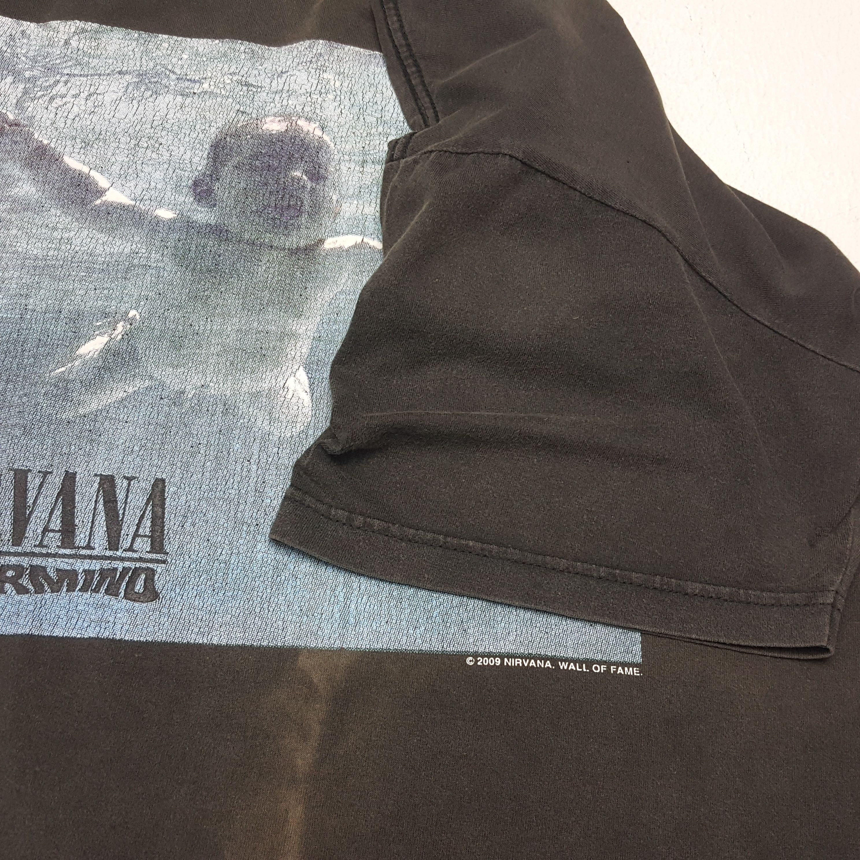 Band Tees × Nirvana × Vintage Vintage NIRVANA NEVERMIND American Rock Band Album T-Shirt Size US XL / EU 56 / 4 - 7 Thumbnail