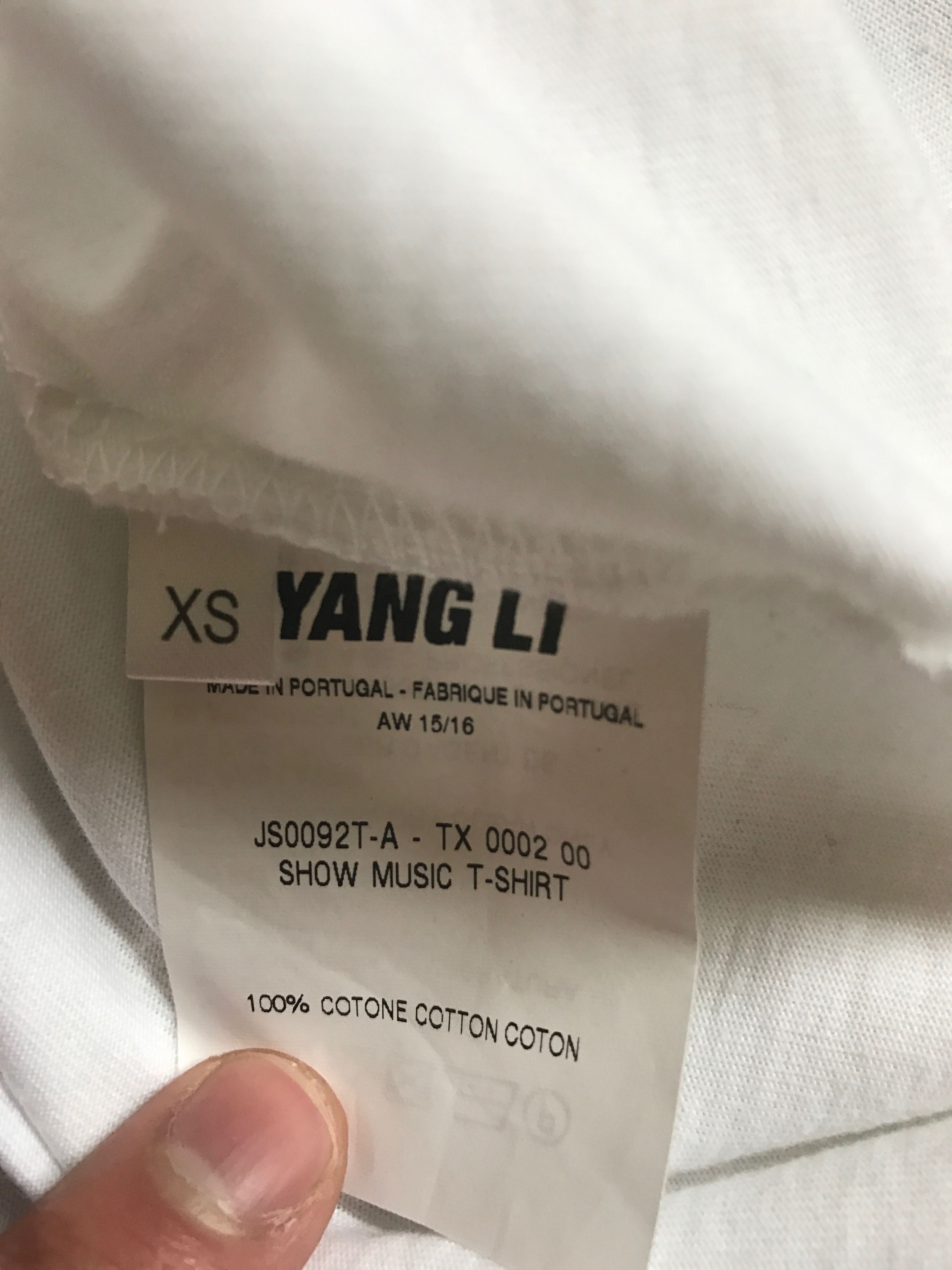 Yang Li Show Music Tee Size US XS / EU 42 / 0 - 7 Thumbnail