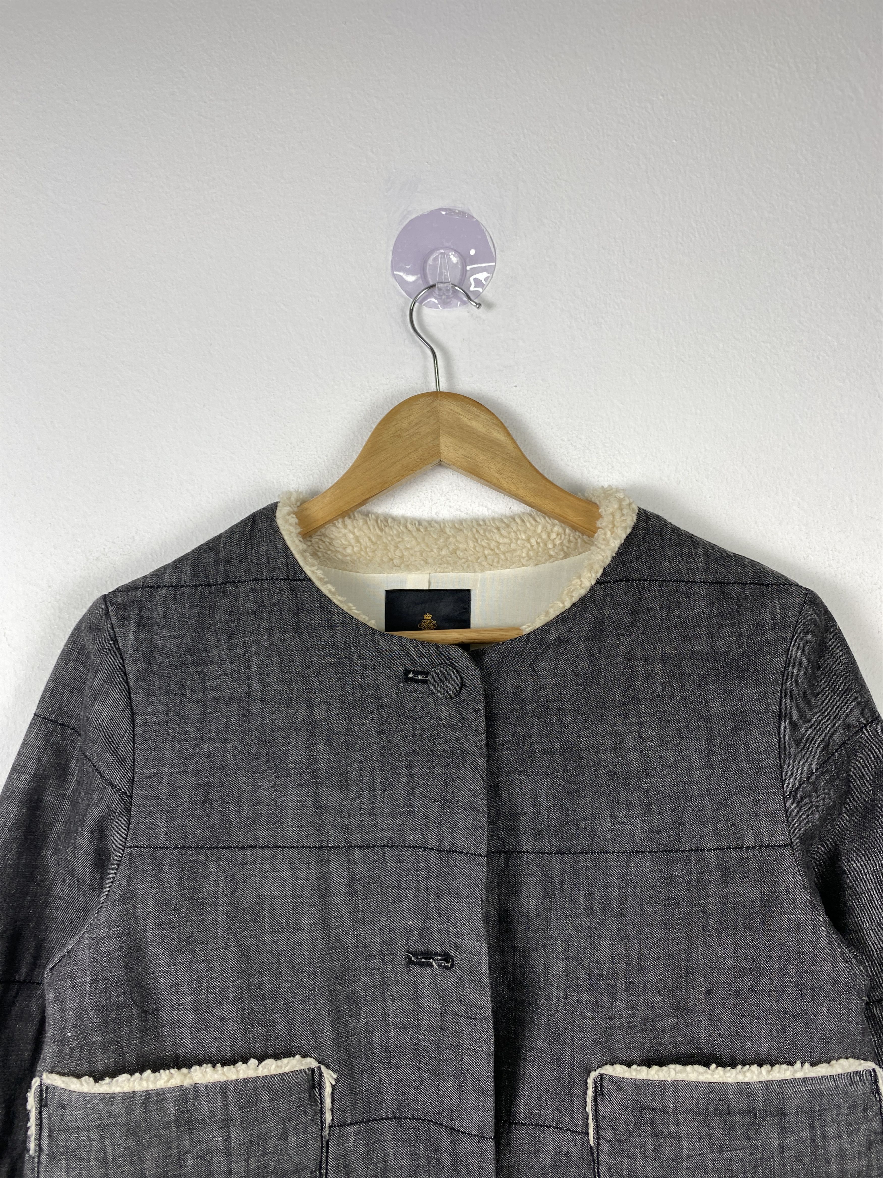 Japanese Brand Vintage The 1st Floor Puffer Button Up Long Jacket J1240 Size 3XL / US 20-22 - 2 Thumbnail