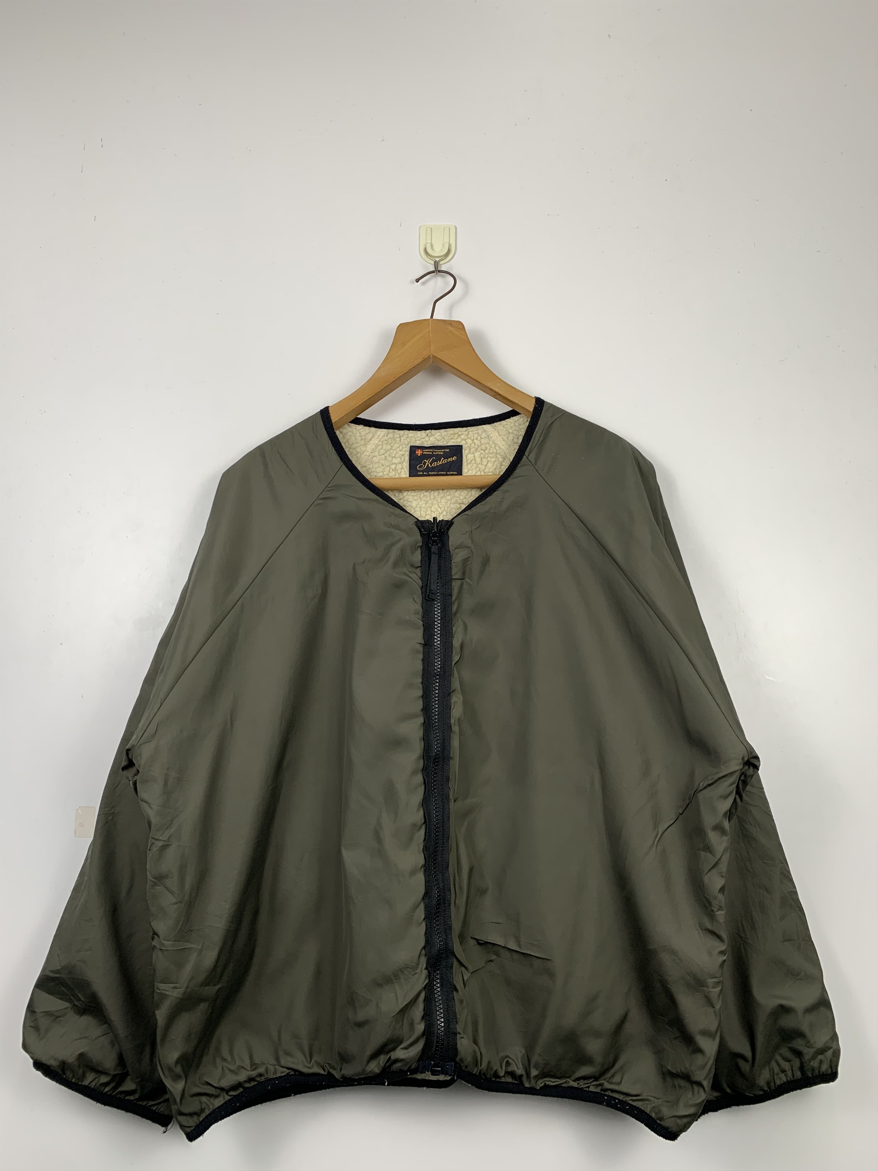 Japanese Brand Vintage KASTANE Reversible Sherpa Jacket Size US L / EU 52-54 / 3 - 1 Thumbnail