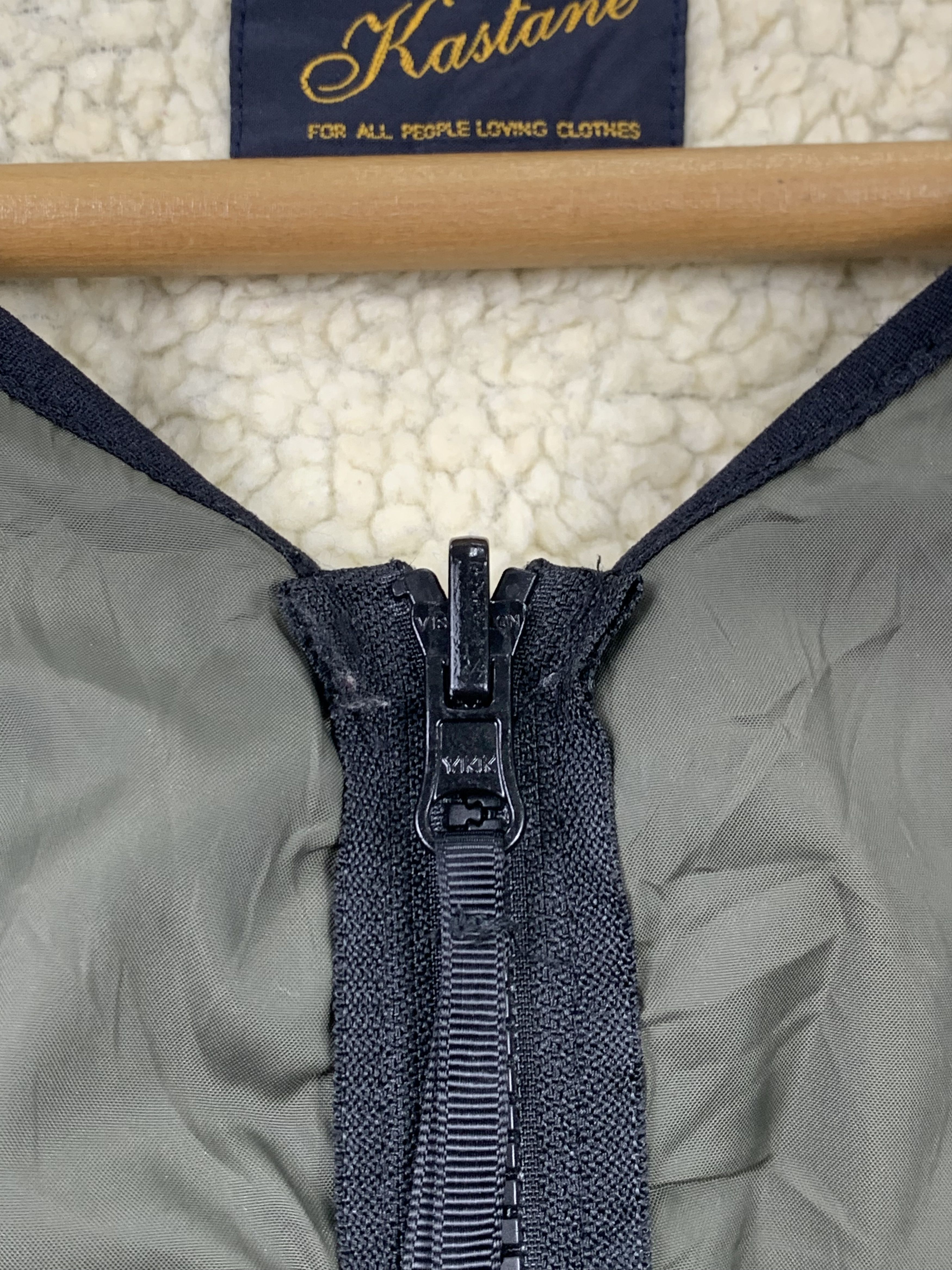 Japanese Brand Vintage KASTANE Reversible Sherpa Jacket Size US L / EU 52-54 / 3 - 6 Thumbnail